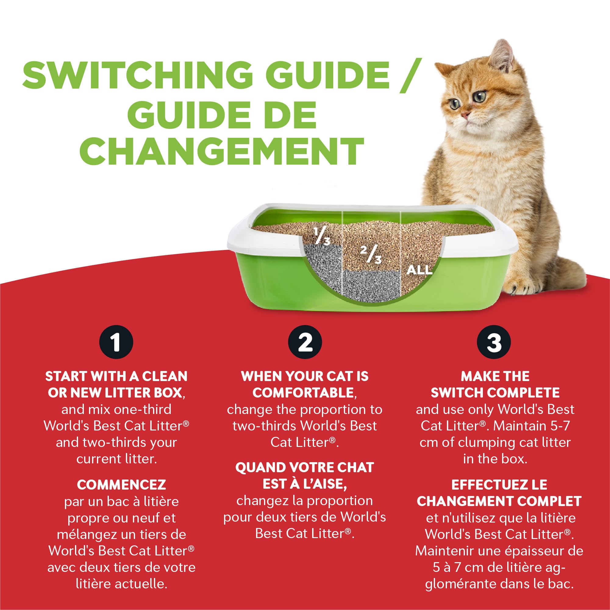 Worlds Best Cat Litter Cat Scoopable Multiple Cat Clumping Formula, 14-Pound Bag