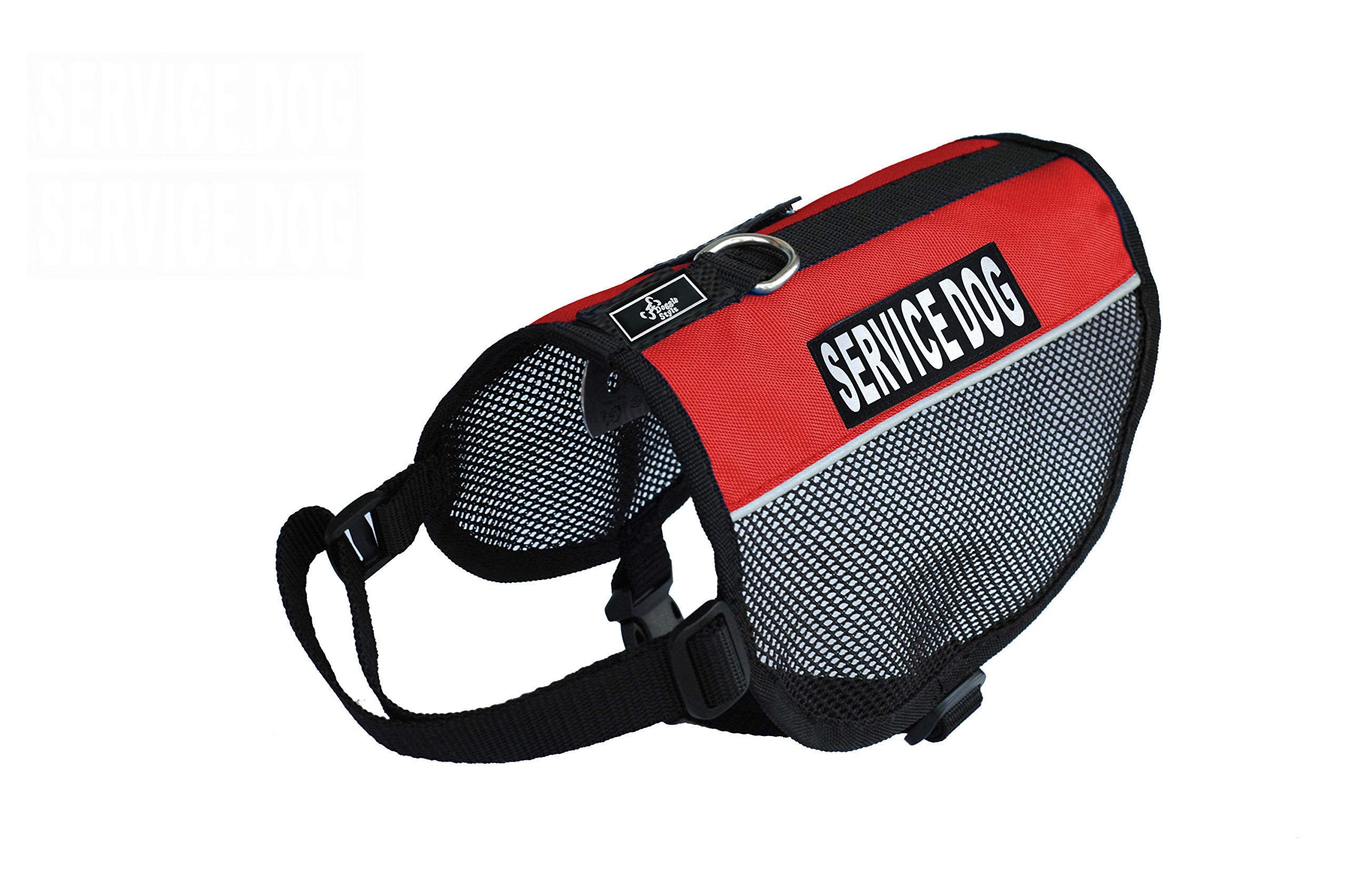 Service Dog Mesh Vest Harness Cool Comfort Nylon For Dogs Small Medium Large Purchase Comes With 2 Reflective Service Dog Patche