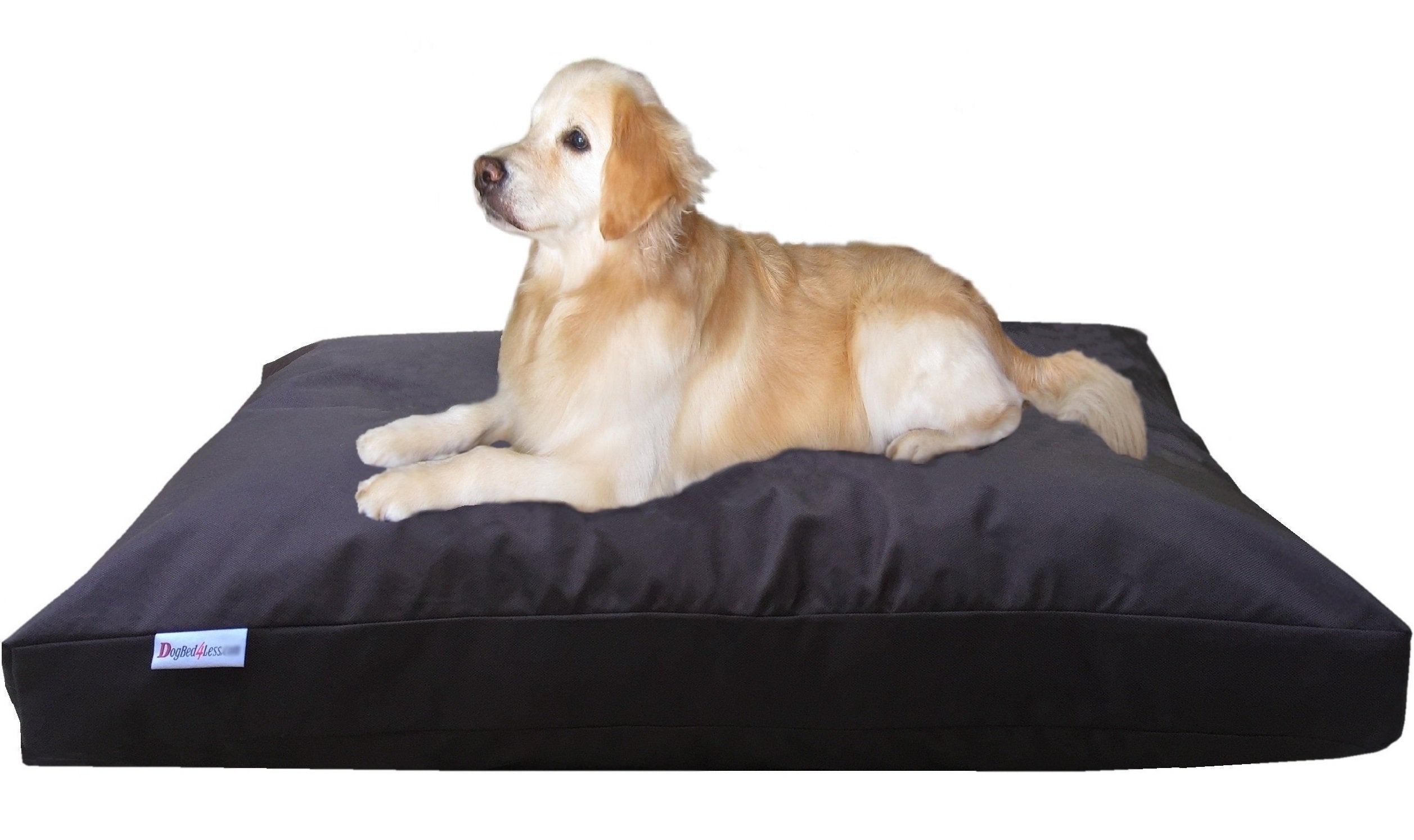 Dogbed4Less Jumbo Orthopedic Extreme Comfort Memory Foam Dog Beds For Large Dog, Waterproof Lining And Machine Washable Durable 
