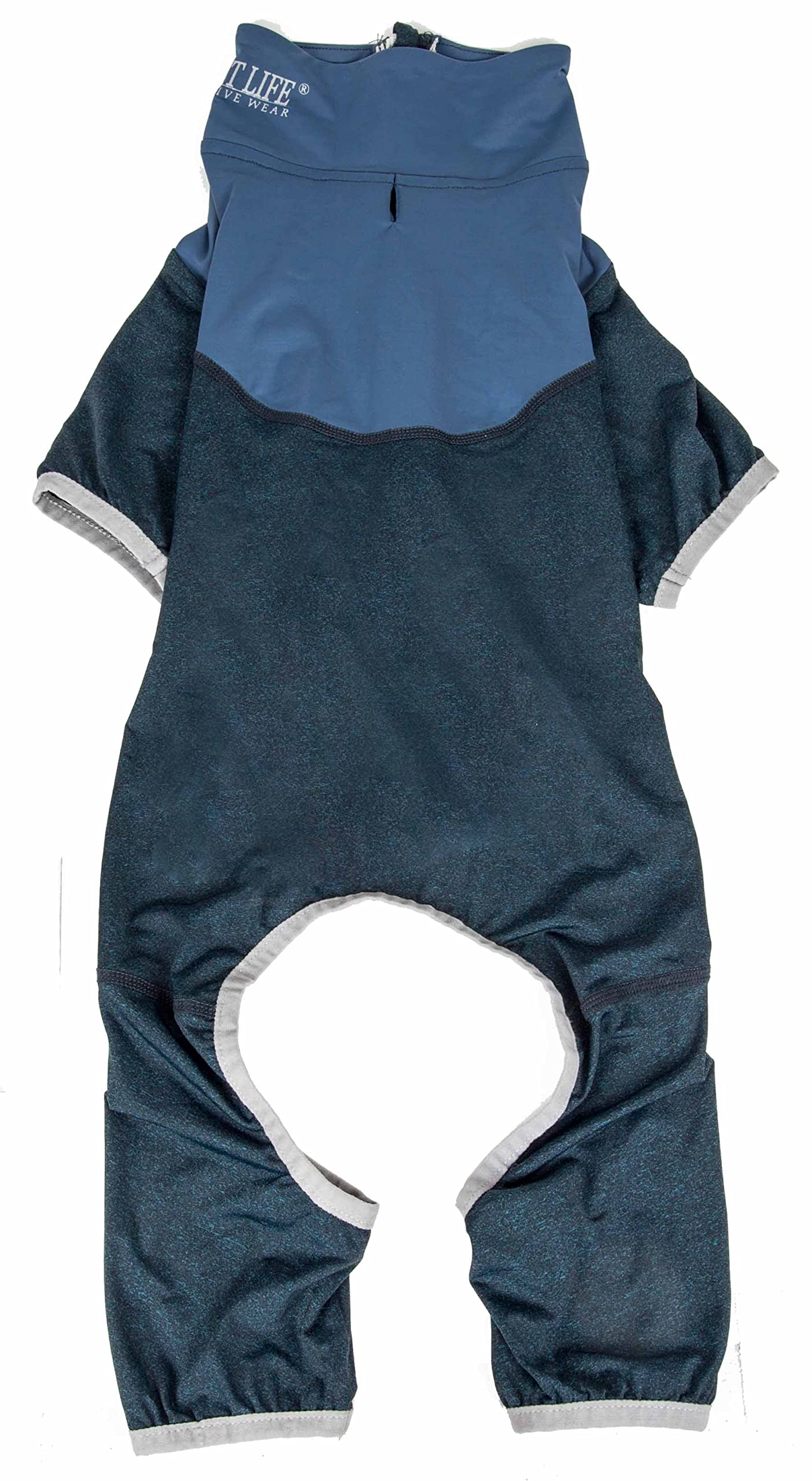 Pet Life  Active Embarker Lightweight Performance Full Body Dog Tracksuit - Fitness and Yoga Dog Clothes Featuring 4-Way Stret