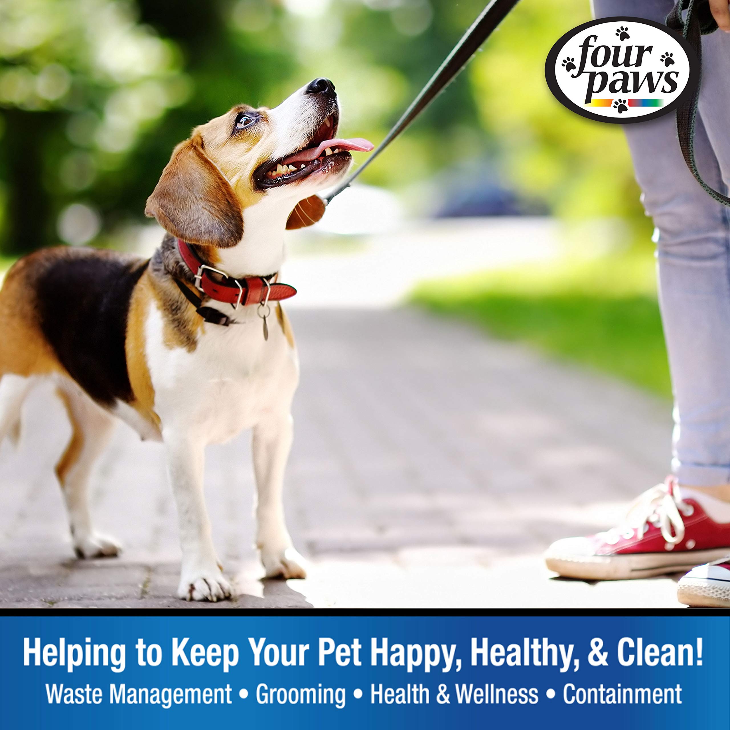 Four Paws Comfort Control Dog Harness Black Large