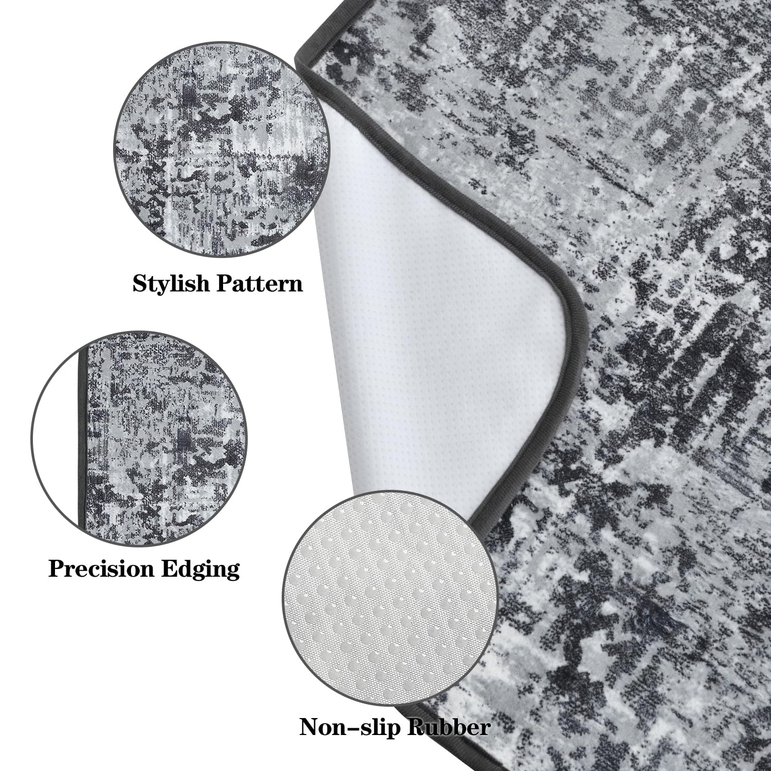 Qeils Washable Pee Pads for Dogs, 2 Pack Reusable Puppy Pads 18 x24  Super Absorbent Leakproof Dog Training Pads, Non-Slip Potty