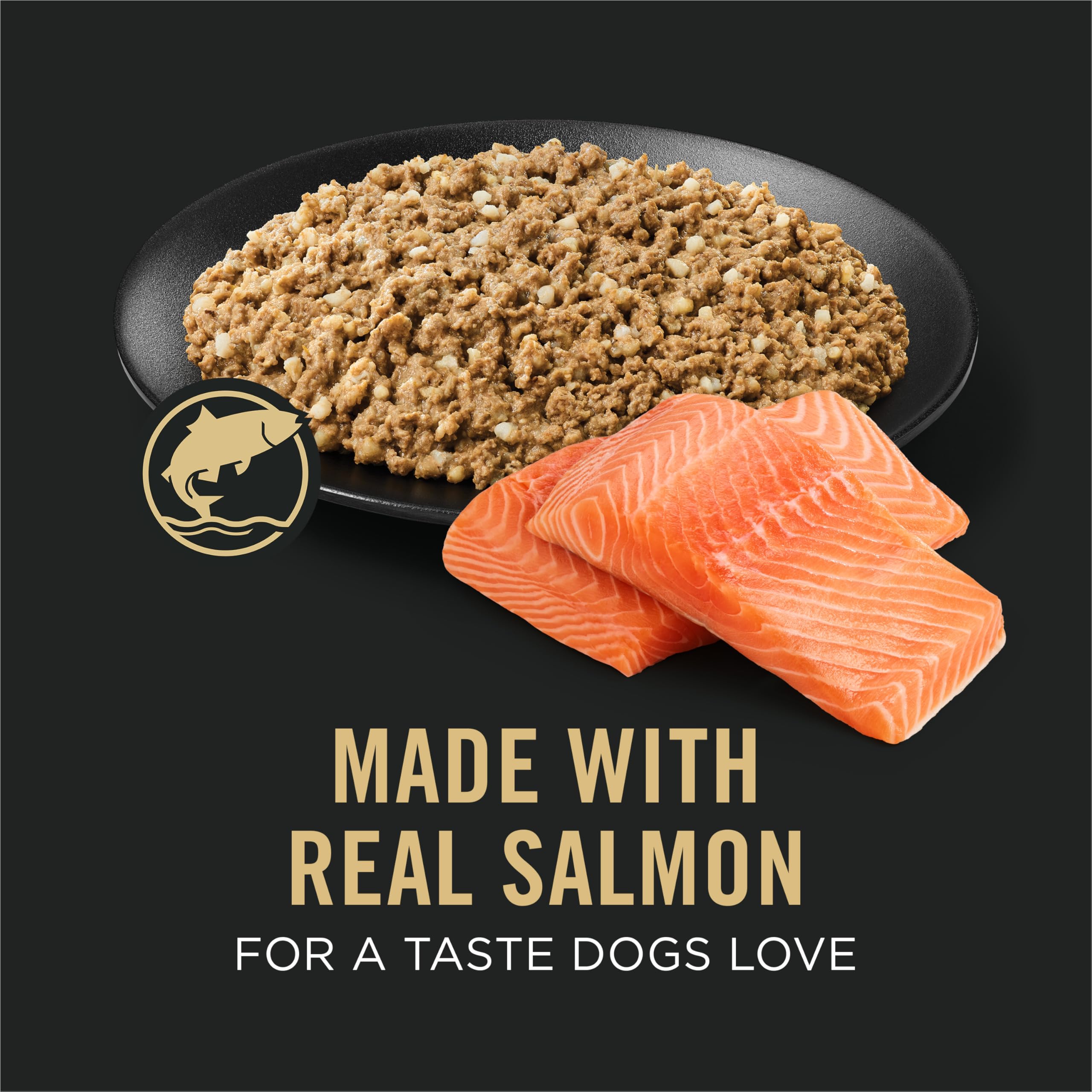 Purina Pro Plan Sensitive Skin and Stomach Dog Food Wet Classic Pate Salmon and Rice Entr  e - (Pack of 12) 13 oz. Cans