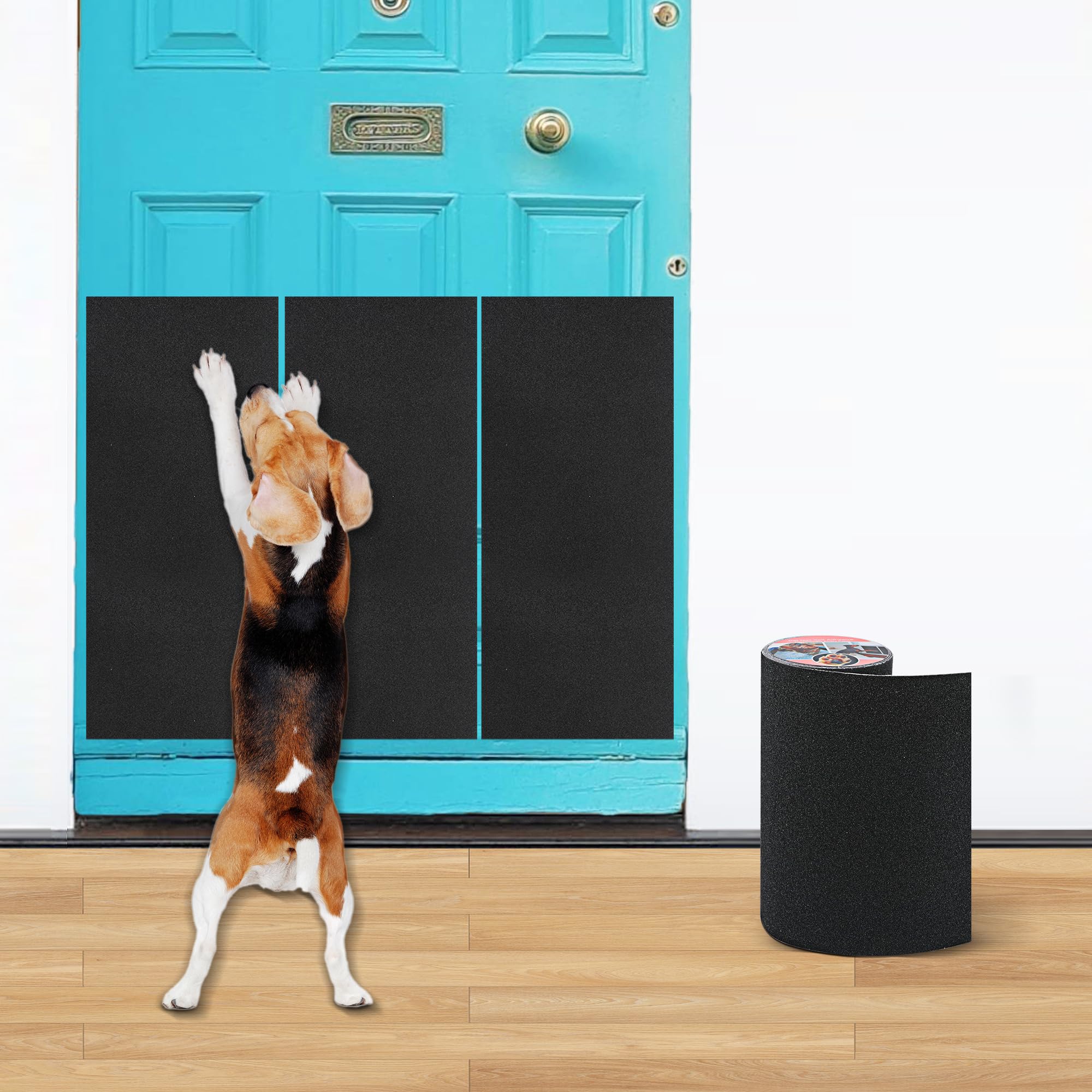 120 Grit Pet Nail Self Adhesive Replacement Emery Paper - Suitable for Small and Dogs with Long Quicks - Scratch Alternatives to