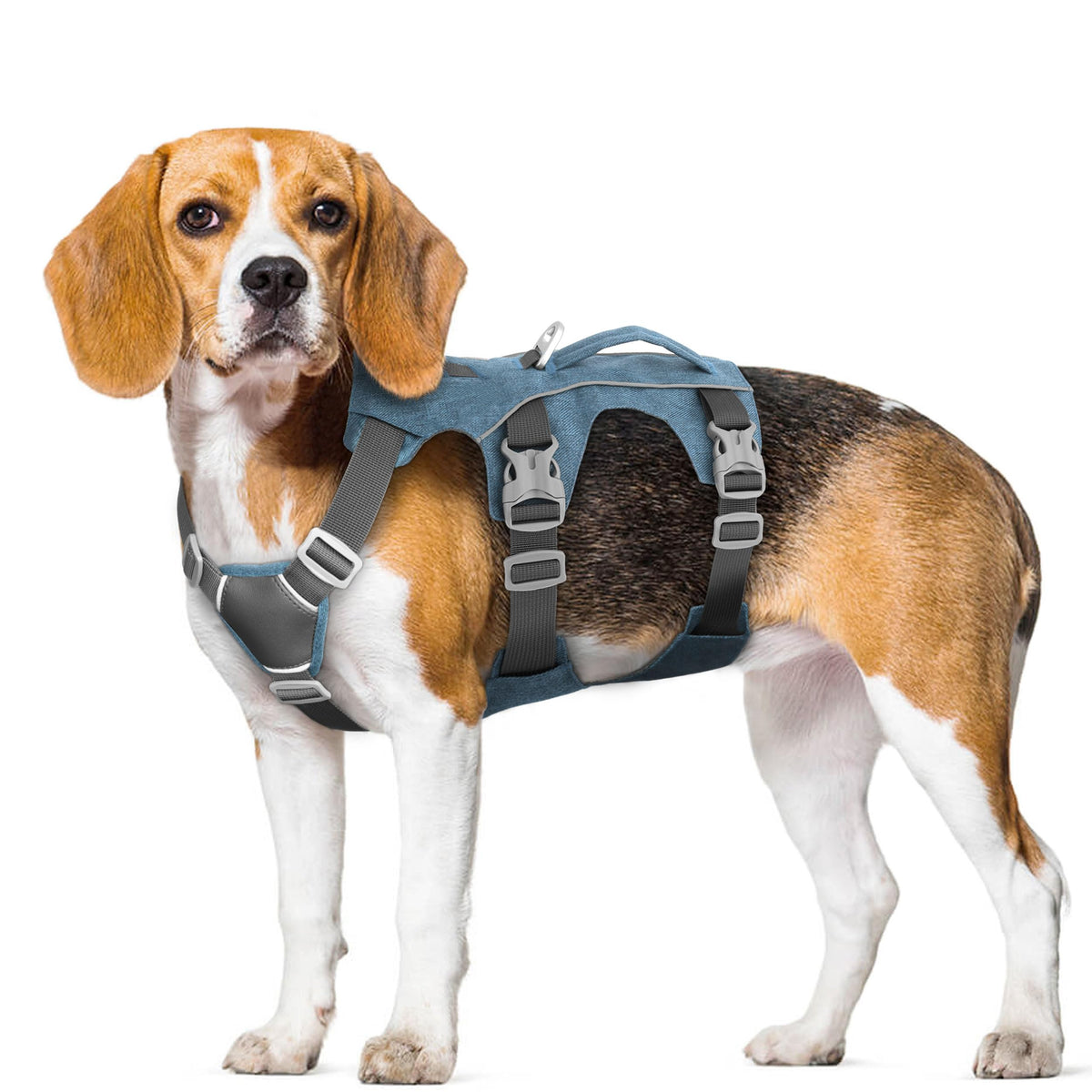 Akailea Small Dog Harness Escape Proof Dog Harness With Handle - Reflective Dog Vest, Breathable Soft Full Body Dog Harness For 