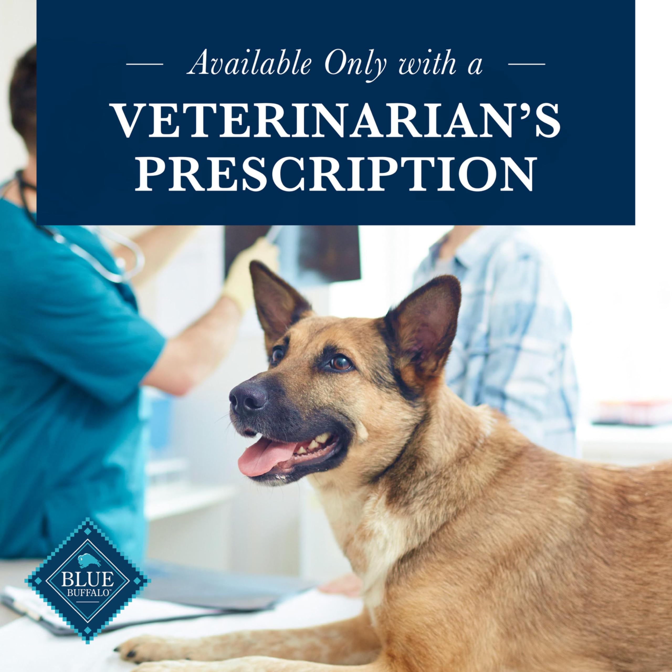 Blue Buffalo Natural Veterinary Diet W+U Weight Management + Urinary Care Dry Dog Food, Veterinarian Prescription Required, Chic