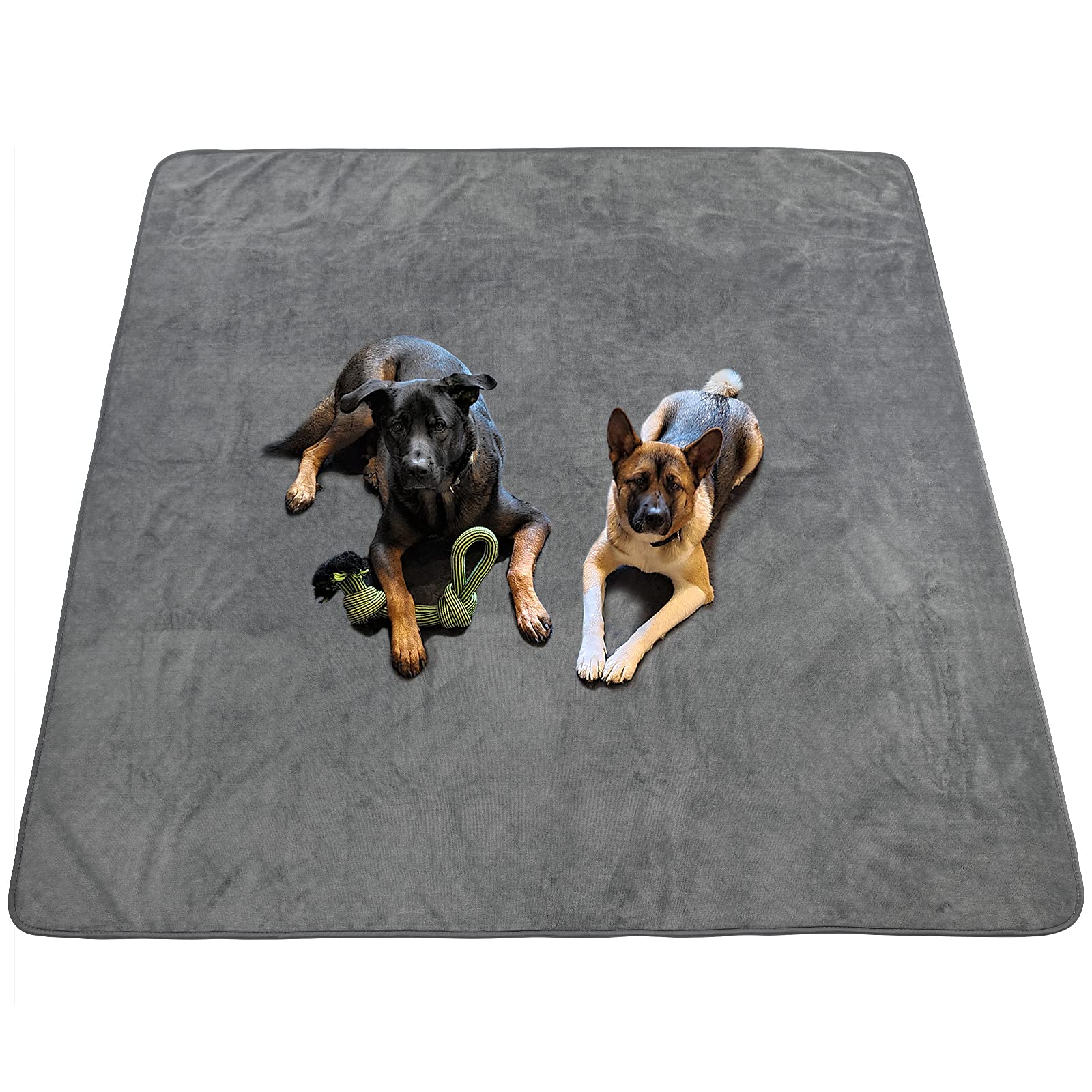 Dog Pee Pad Washable Extra Large, Instant Absorb Thicker Training Pads Non-Slip Pet Playpen Mat, Waterproof Reusable Floor Mat I