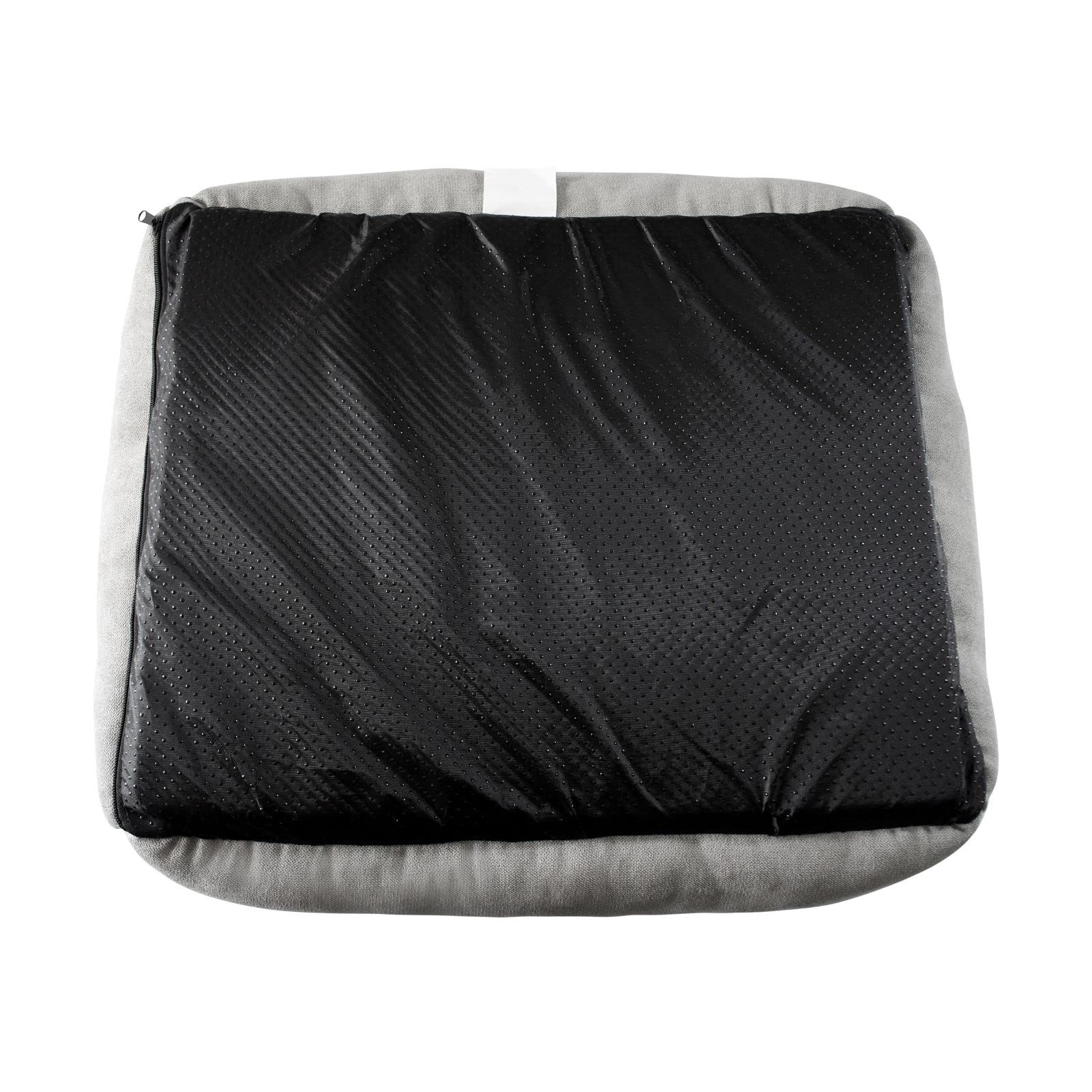 Long Rich Rectangle Bolster Pet Bed, Dog Bed Medium Size, Gray With, 25X21X8 Inch (Pack Of 1) (Hct-Rec-005)