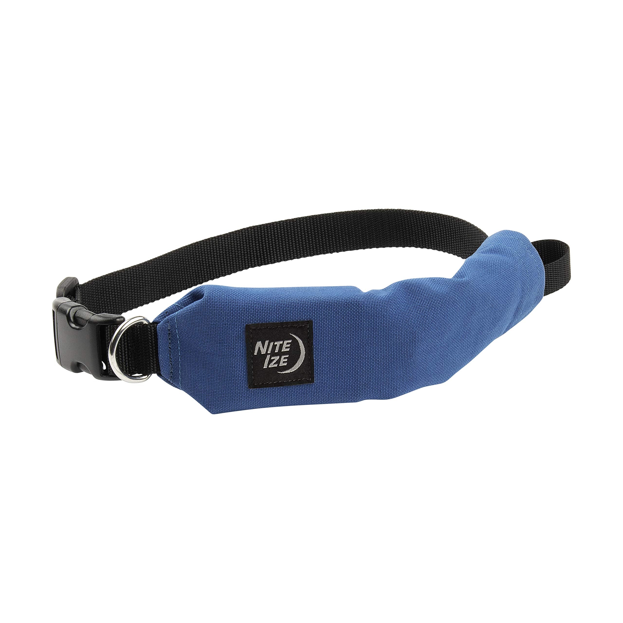 Nite Ize Raddog All-In-One Collar + Leash Combo, Dog Collar With Built-In Retractable Leash, Blue, X-Large 20'-25'