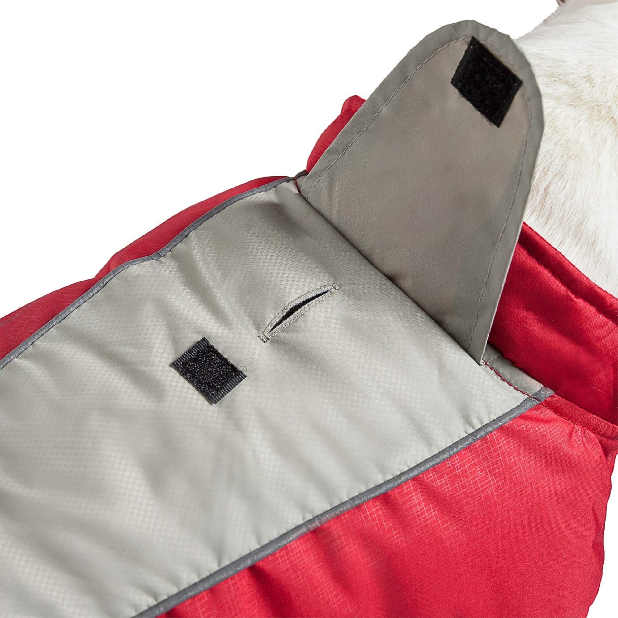 DOGHELIOS Altitude-Mountaineer Wrap-hook and loop Protective Waterproof Pet Dog Coat Jacket w/ Blackshark Technology, Small, R