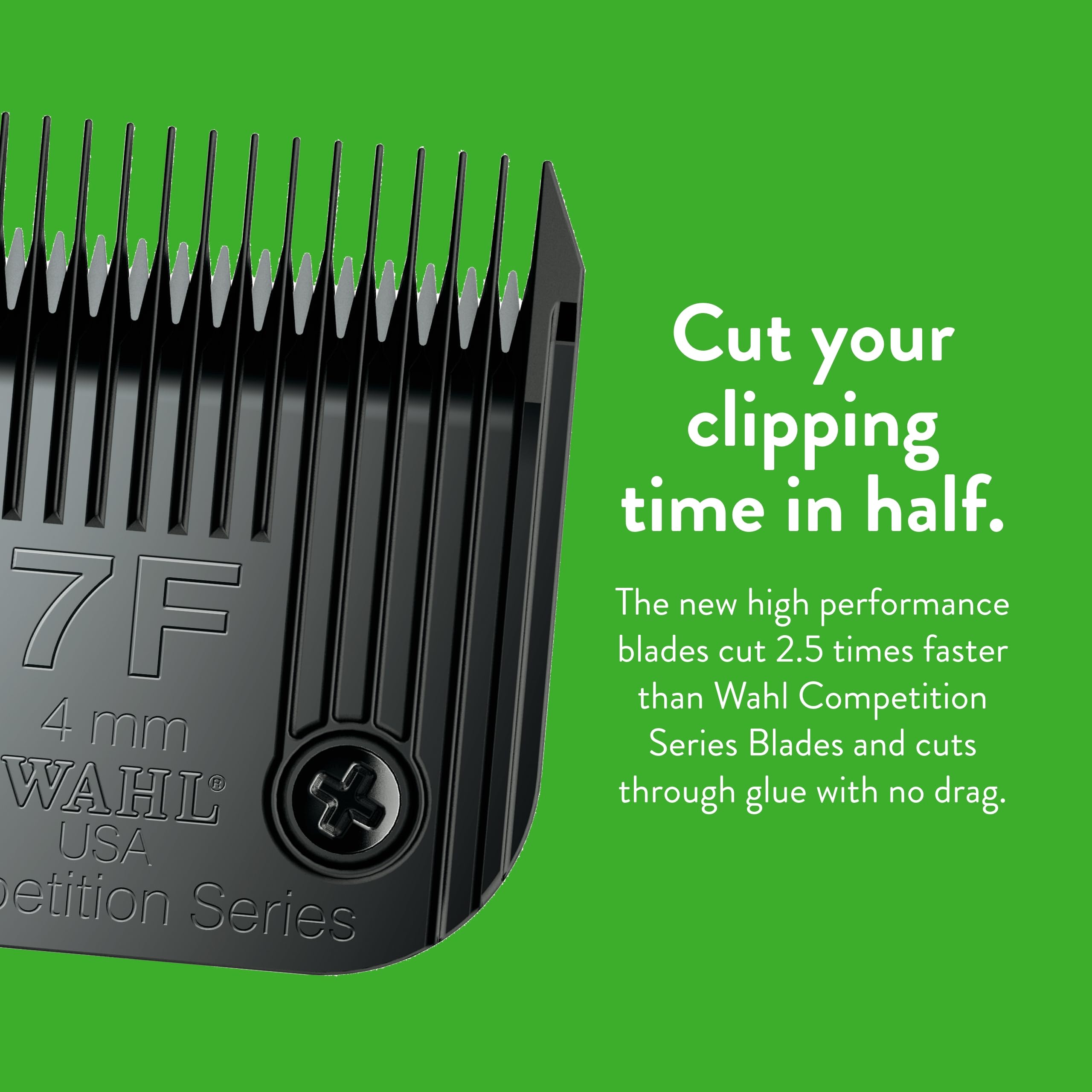 Wahl Professional Animal 7F Full Medium Ultimate Competition Series Detachable Blade With 4/25-Inch Cut Length (2368-500)