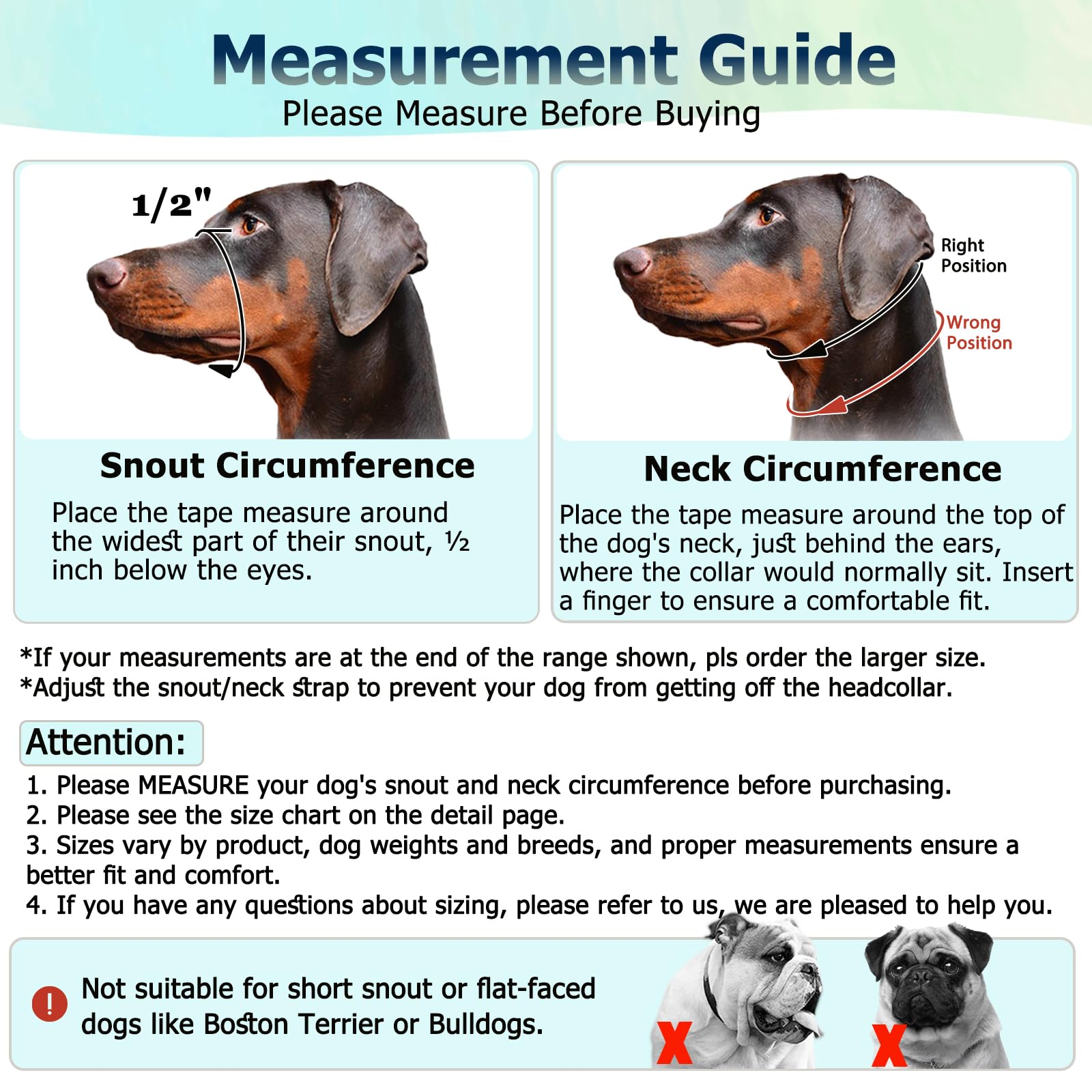 Barkless Muzzle Leash For Heavy Pullers, No Pull Stylish Head Halter For Small And Medium Aggressive Dogs, Gentle Dog Face Harne