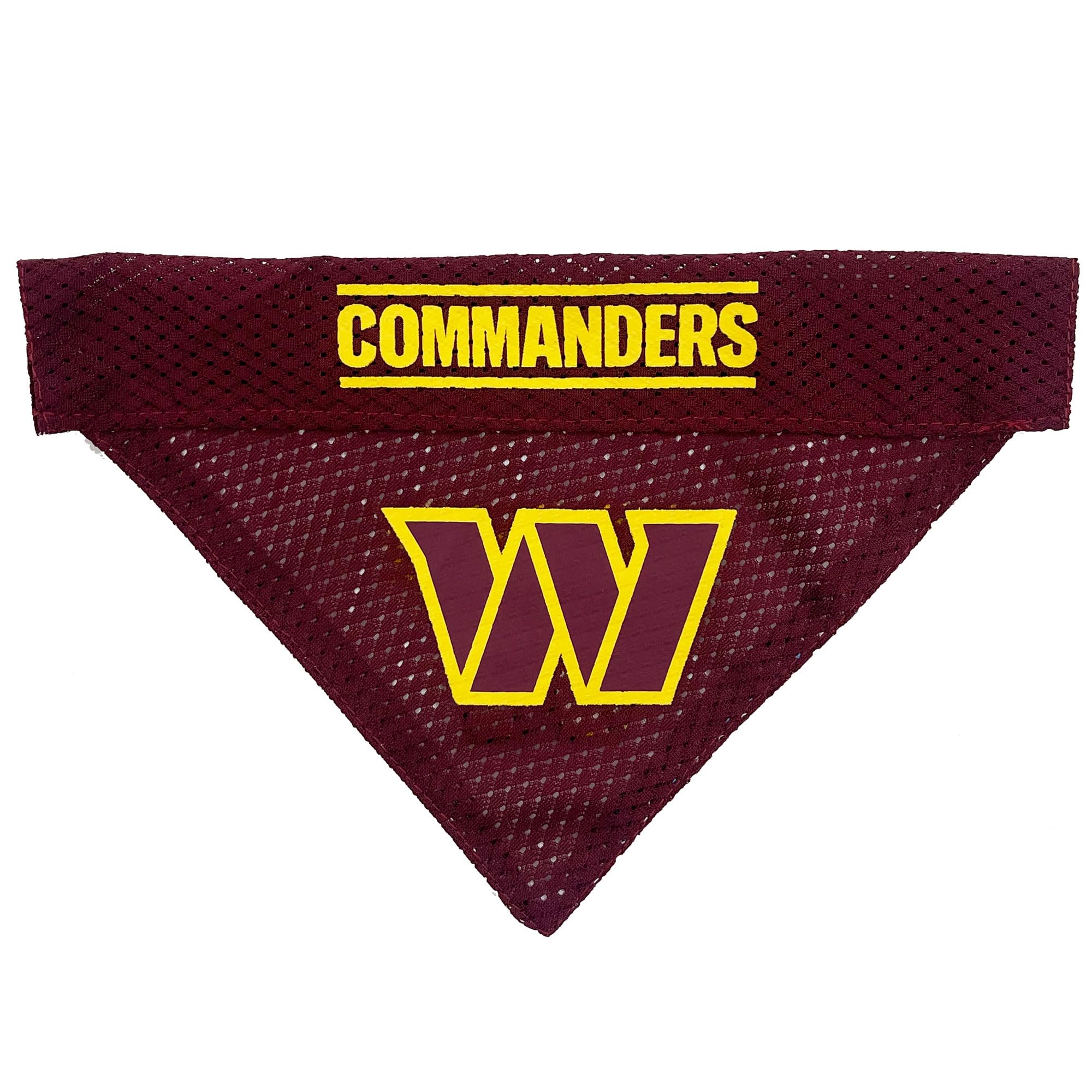 Pets First NFL Dog Bandana - Washington Commanders Reversible PET Bandana. 2 Sided Sports Bandana with a Premium Embroidery Team