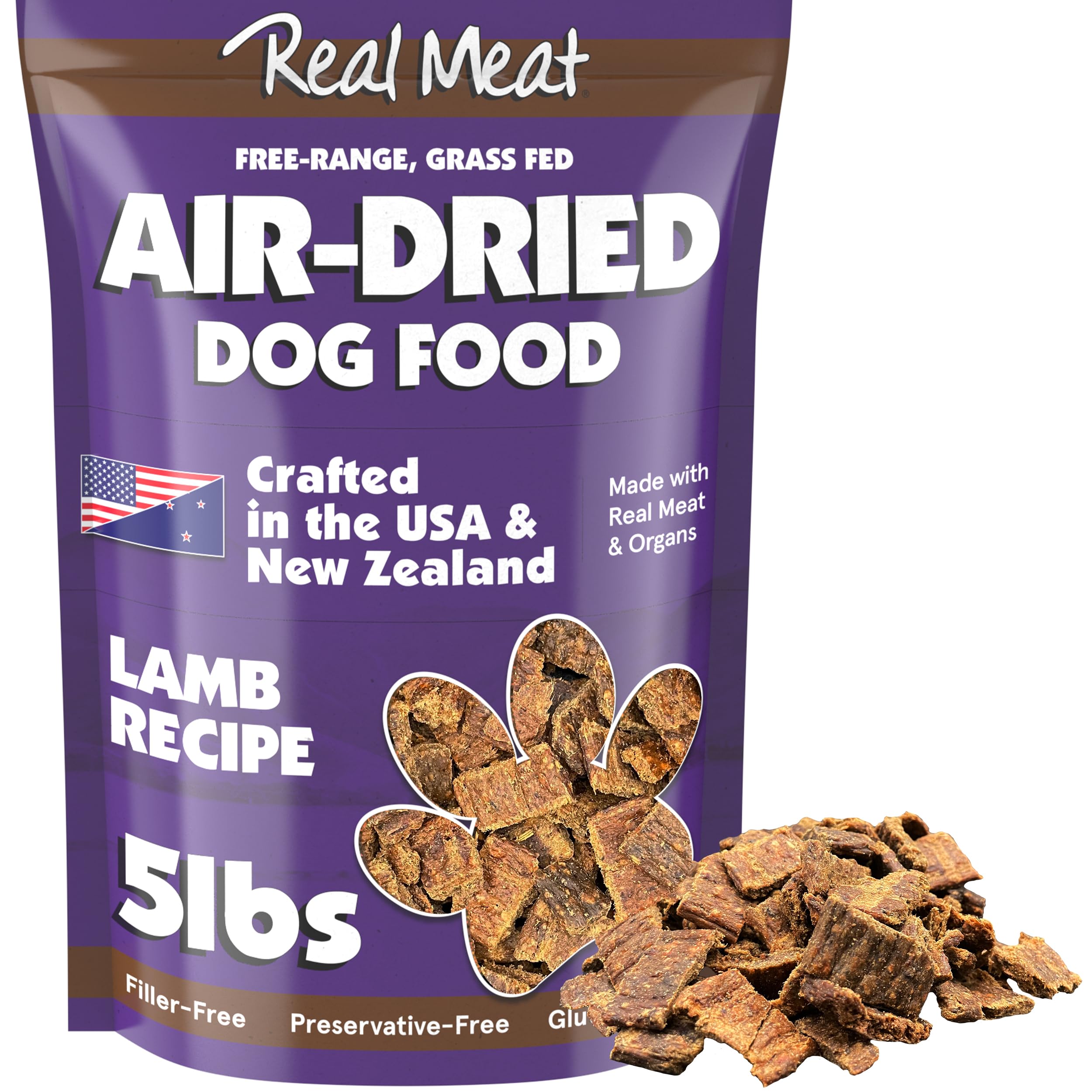 TRMC Real Meat Air-Dried 5lb Lamb Dog Food (5lb-LDF)