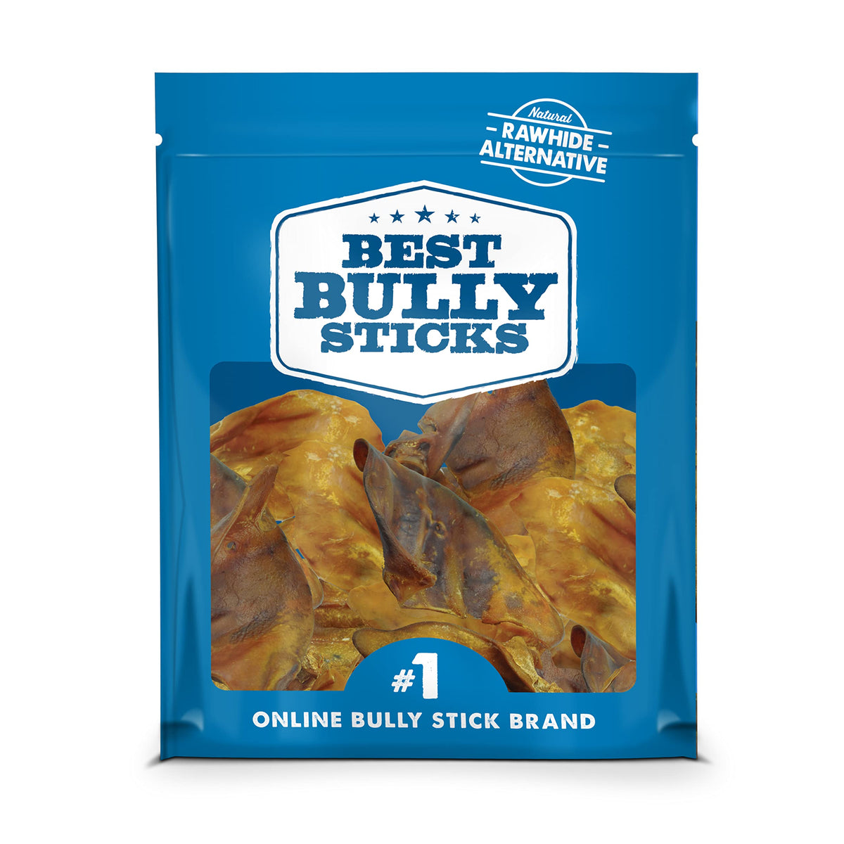 Best Bully Sticks Pig Ears - 25 Count (Pack Of 1) - All Natural, Usa Baked And Packed, Single Ingredient, Easily Digestible 100% Pork Chew Treat - Puppies, Small, Medium, Large Dogs