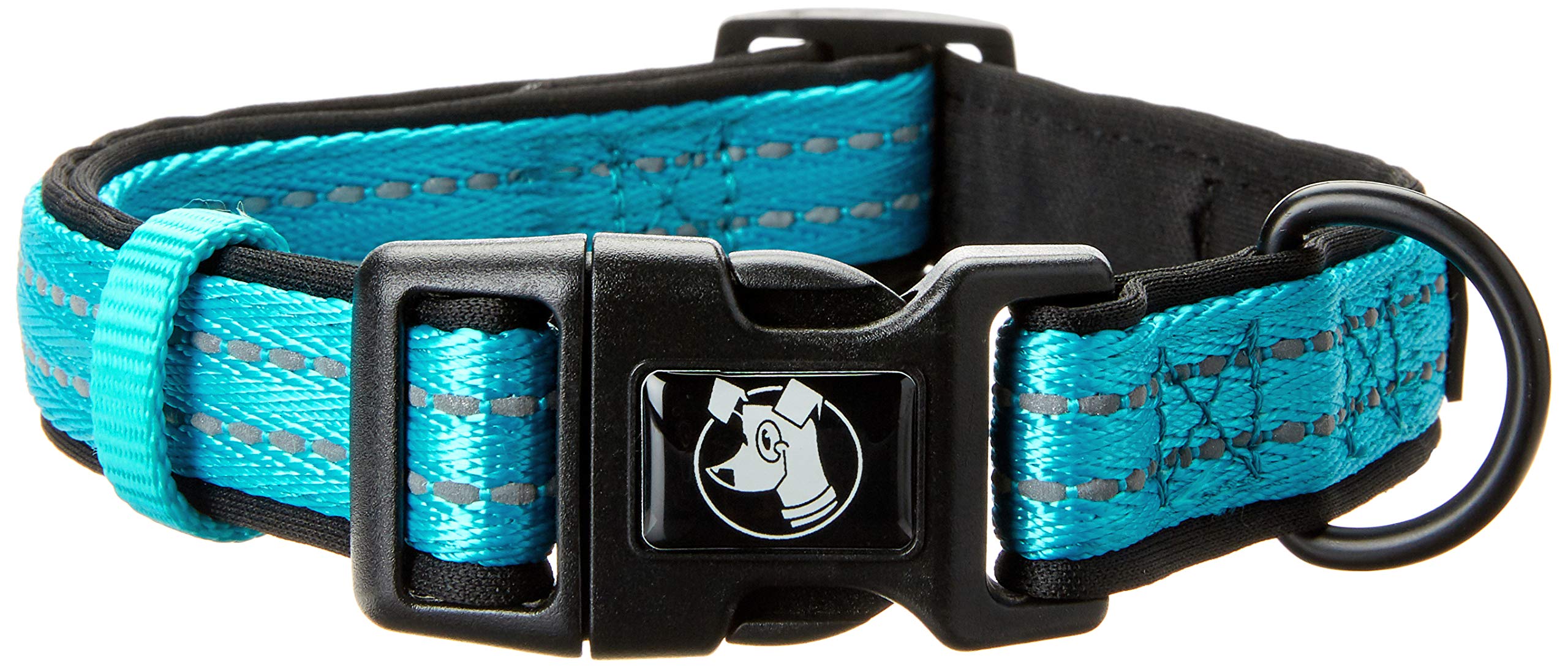 alcott Flexi Mariner Adventure Pet Collar, Medium, Blue,CLR MD MA BL