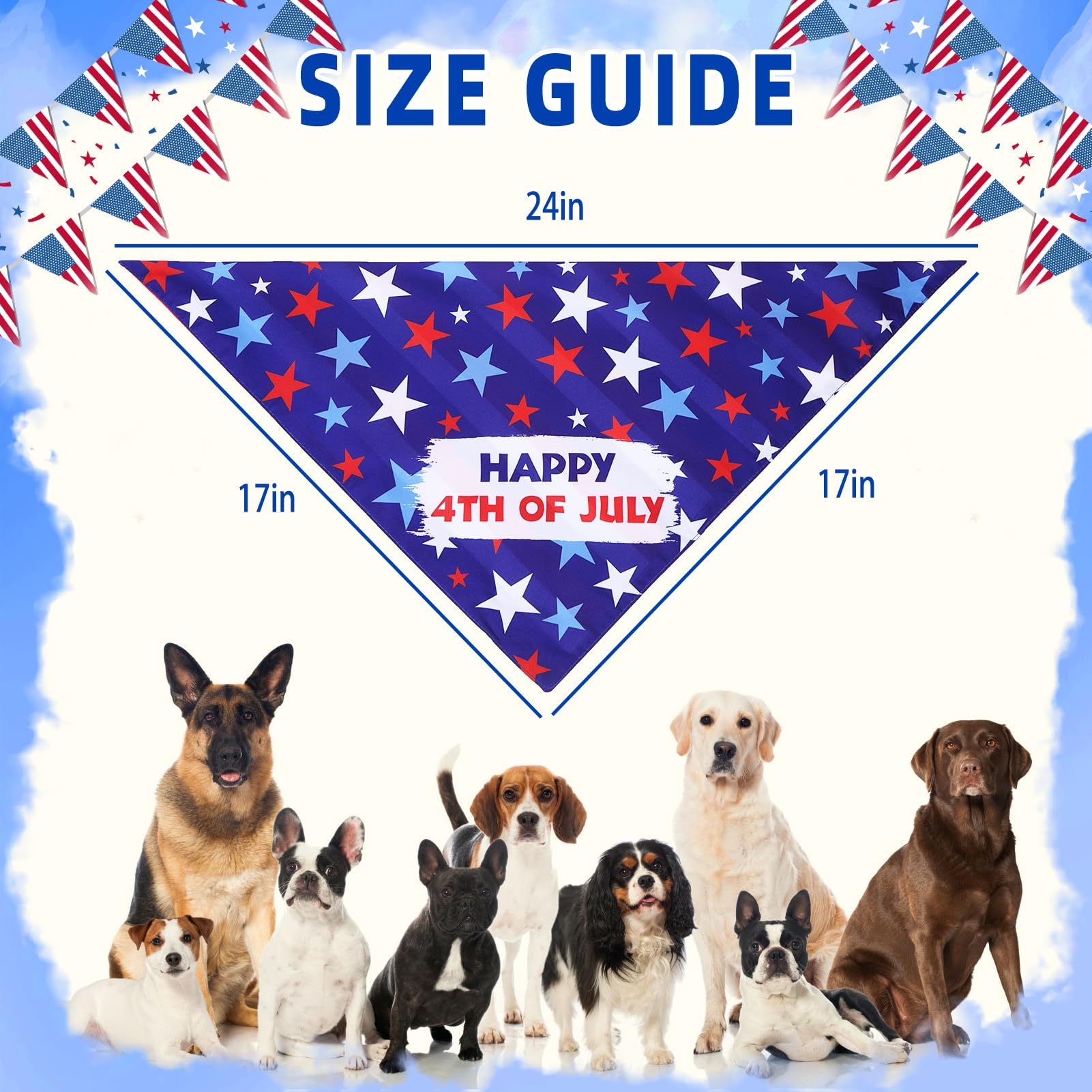 Pupteck Summer Dog Bandana 4Pcs Outfit - Fruit Soft Costume Pet Triangle Bibs Scarf, Pet Accessories Gifts For Small Medium Larg