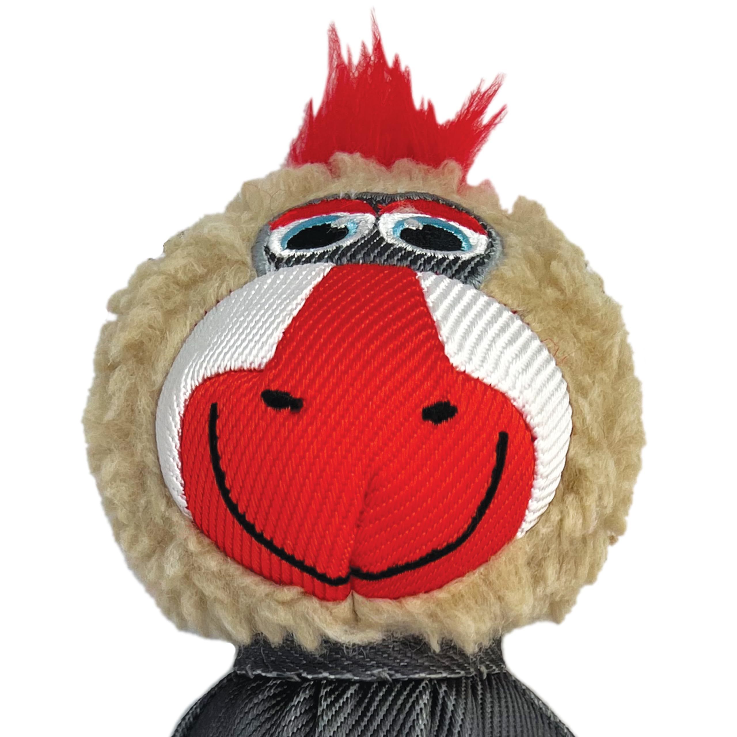 Kong Wubba Zoo Assorted Animal Dog Toy (Mandrill)