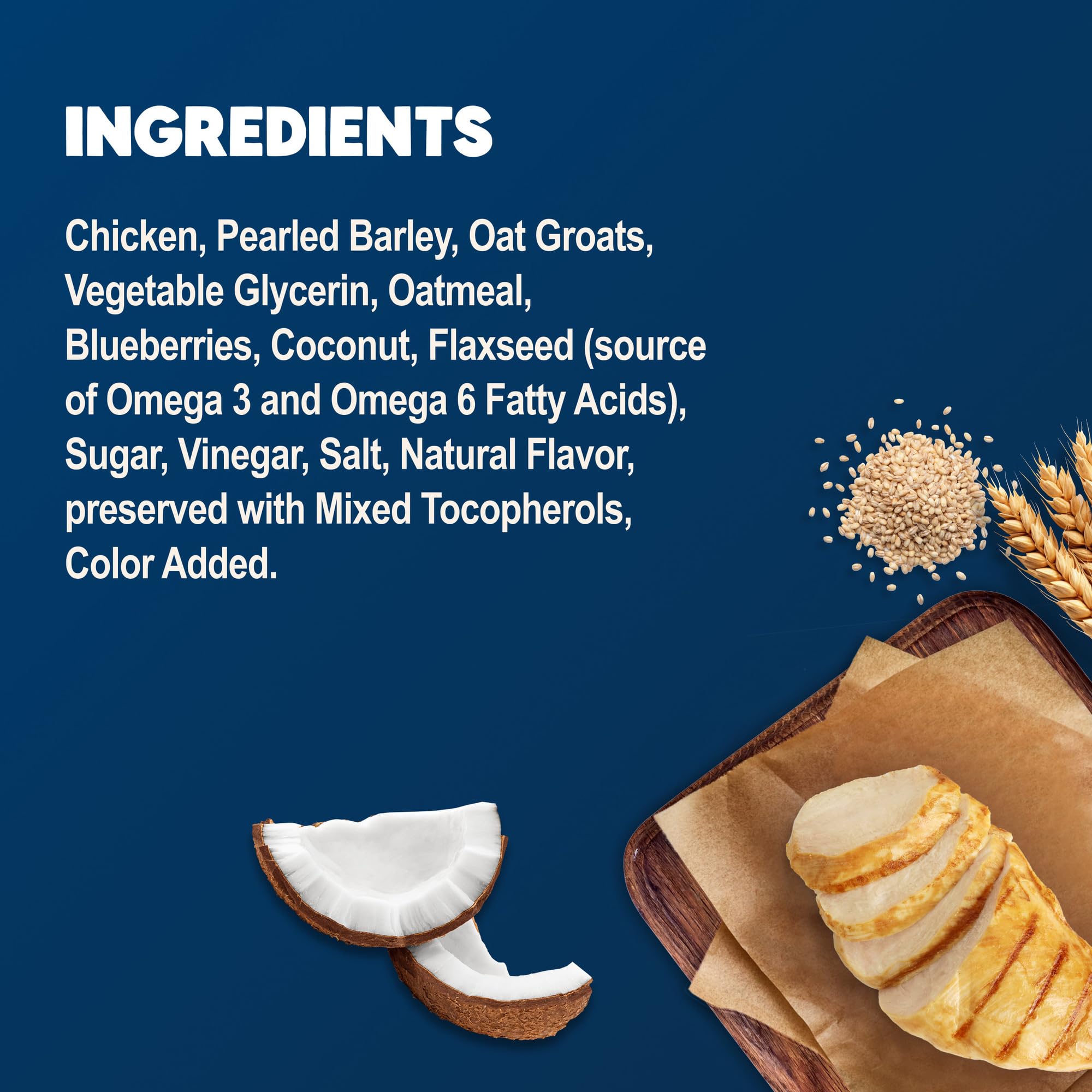Blue Buffalo BeneBars Skin & Coat Support Dog Treats with Omega 3 & 6 Fatty Acids, Made with Natural Ingredients, USA Chicken &