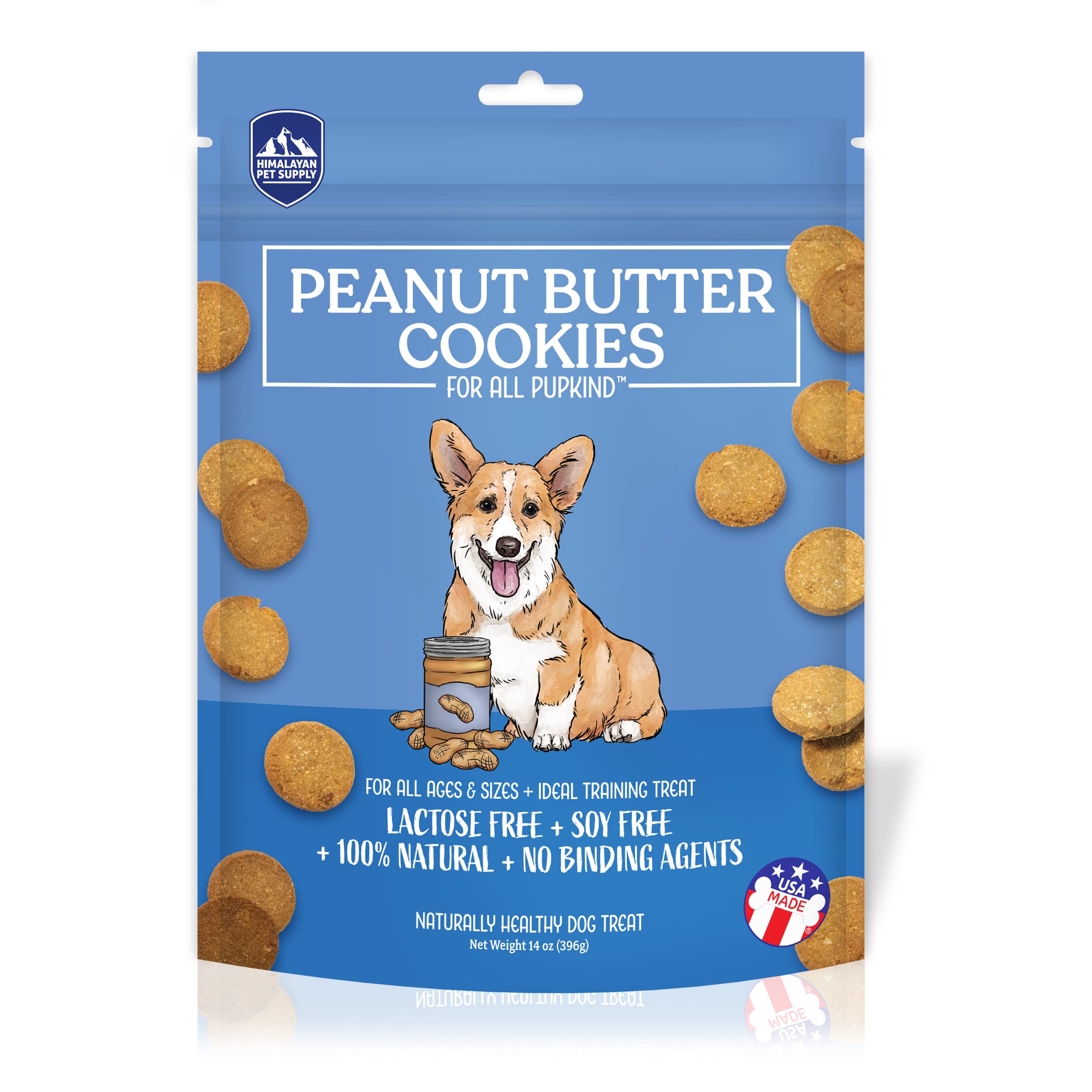 Himalayan Dog Cookies Peanut Butter 14Oz