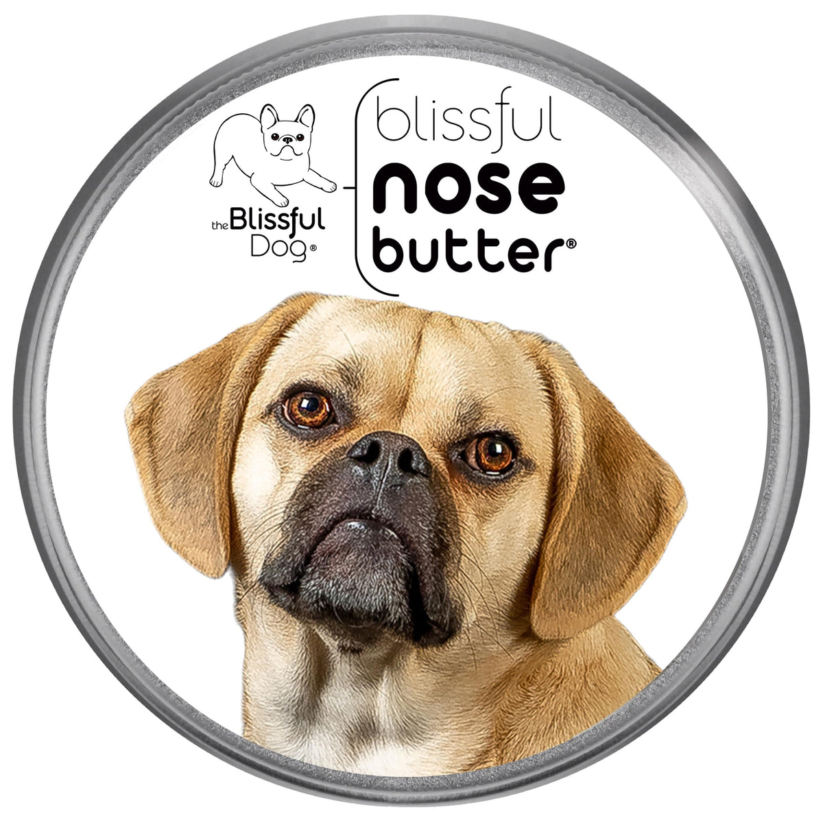 The Blissful Dog Puggle Unscented Nose Butter - Dog Nose Butter, 4 Ounce