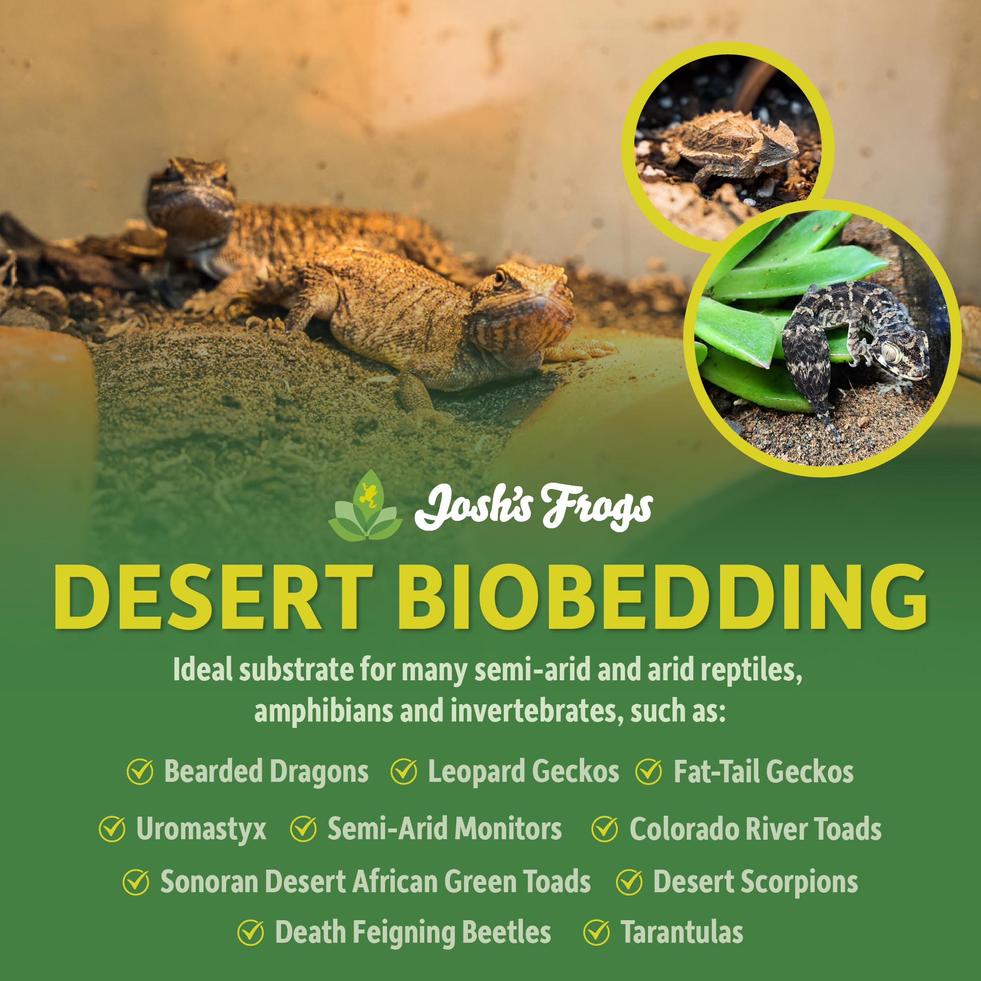 Josh'S Frogs Biobedding Desert Bioactive Substrate (4 Quart)