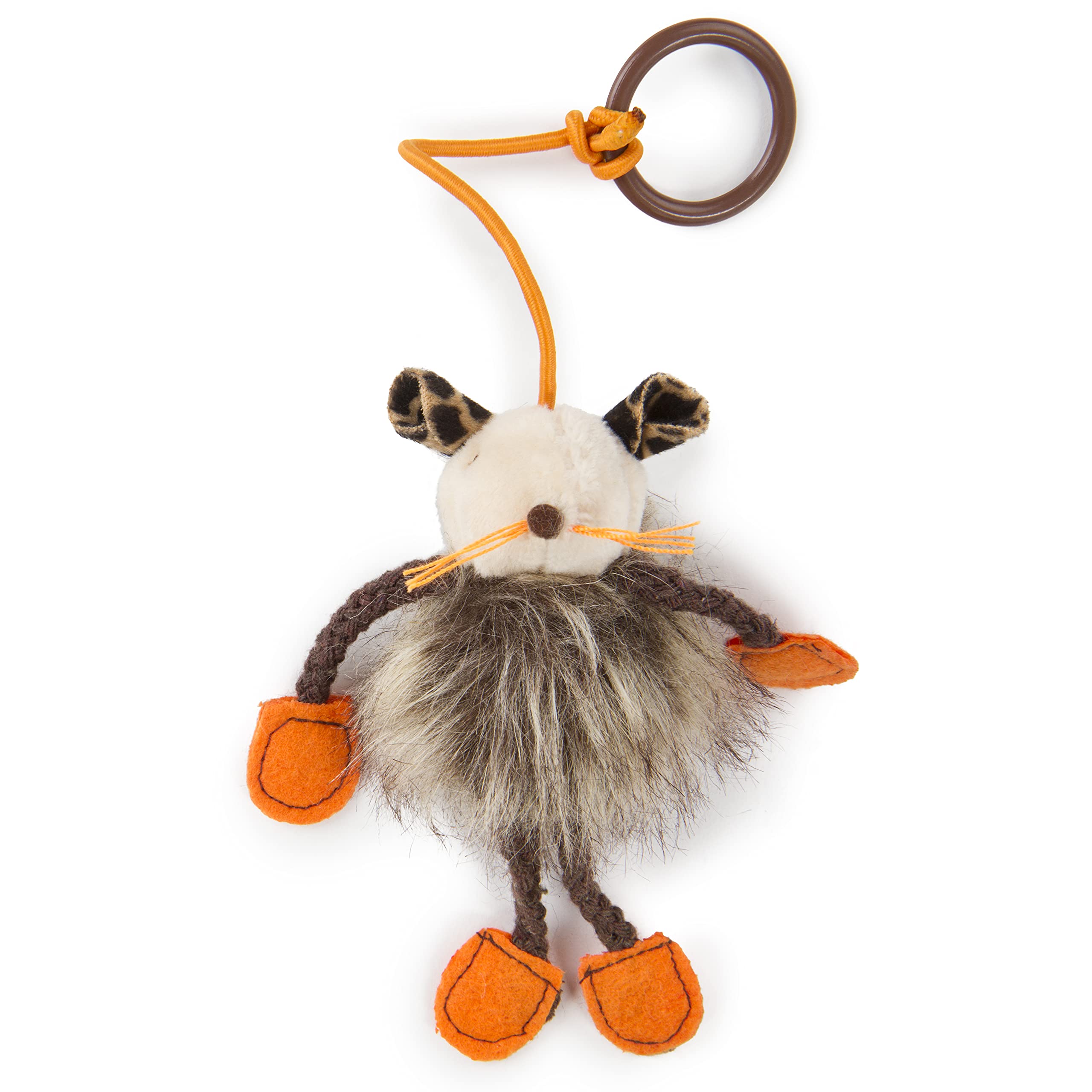 Smartykat Bouncy Mouse Bungee Dangler Plush Cat Toy - Randomly Selected Color, One Size