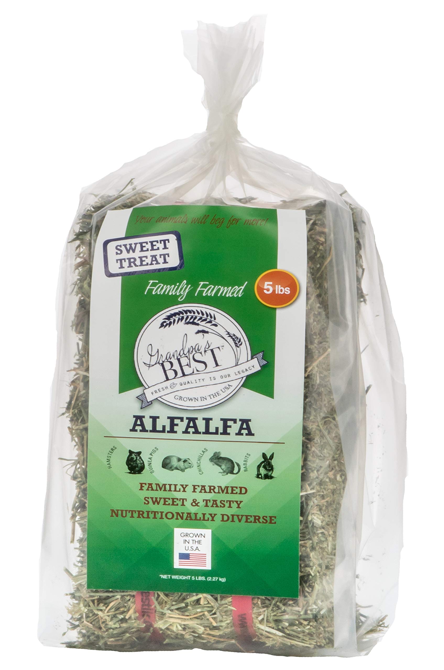 Grandpas Best Alfalfa Hay, 5 lbs