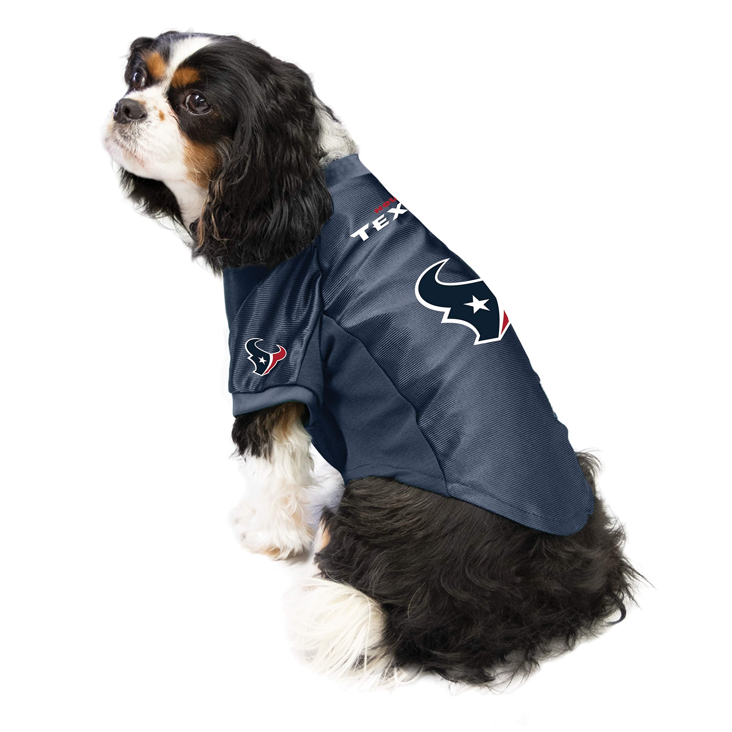 Littlearth Houston Texans NFL Pet Stretch Jersey,X-Small Houston Texans X-Small