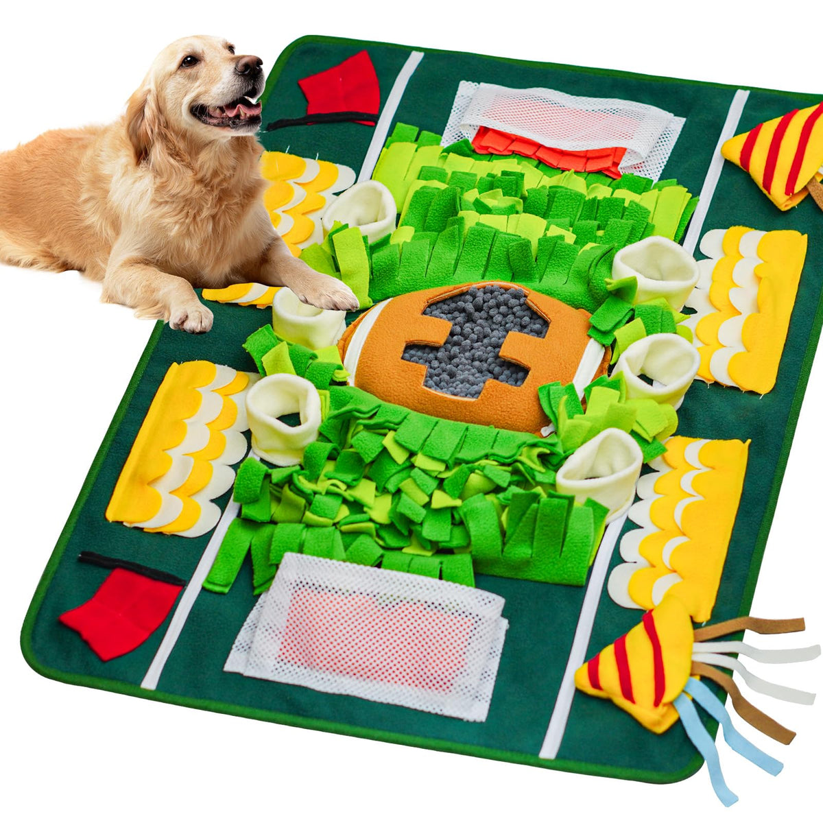 Aipawzz Snuffle Mat For Dogs Large Breed, 23.6'X31.5' Interactive Sniff Mat For Dogs, Slow Feeder Dog Treat Mat For Training A