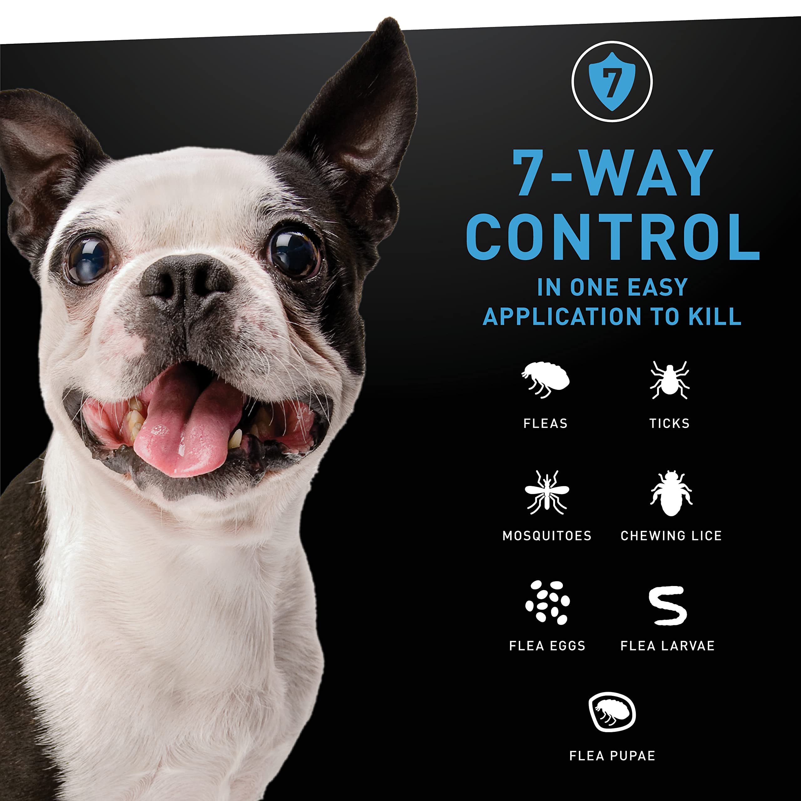 Nextstar Flea And Tick Prevention For Dogs, Dog Flea And Tick Treatment, Waterproof Topical, Fast Acting, Small Dogs (5-22 Lbs), 3 Doses