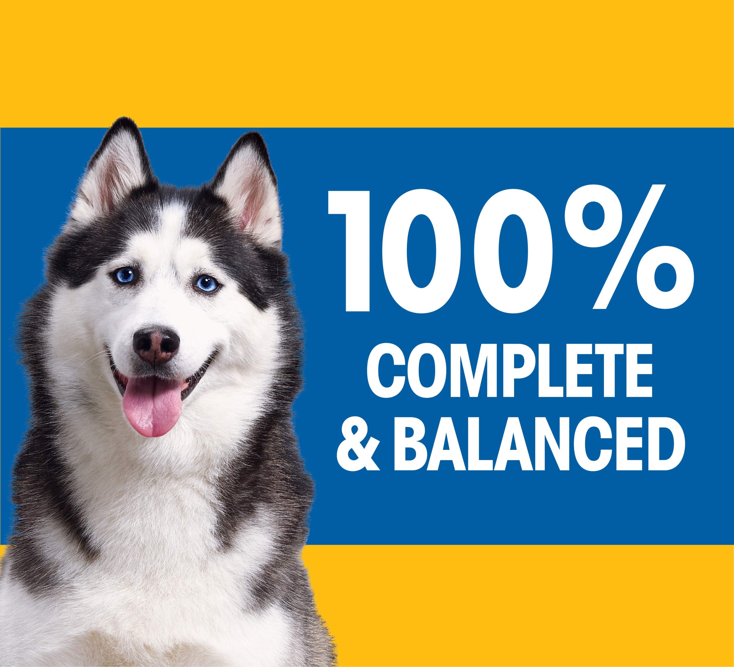 PEDIGREE High Protein Adult Dry Dog Food Beef and Lamb Flavor Dog Kibble, 3.5 lb. Bag