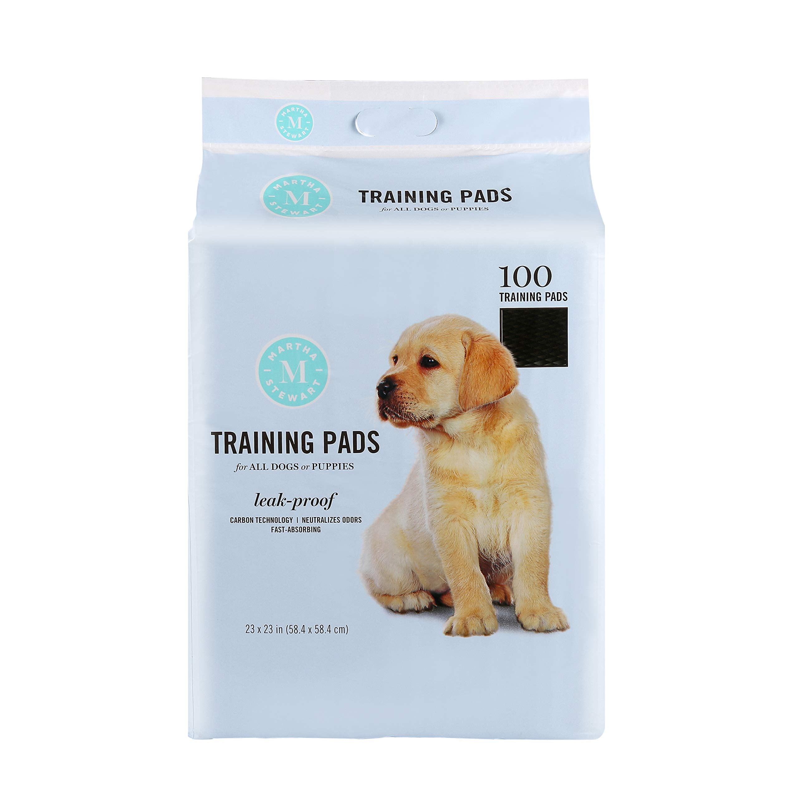 MARTHA STEWART for Pets Training Pads for All Dogs & Puppies | 23 x 23 Puppy Pads, 400 Count Dog Potty Pads | Effective Way to T