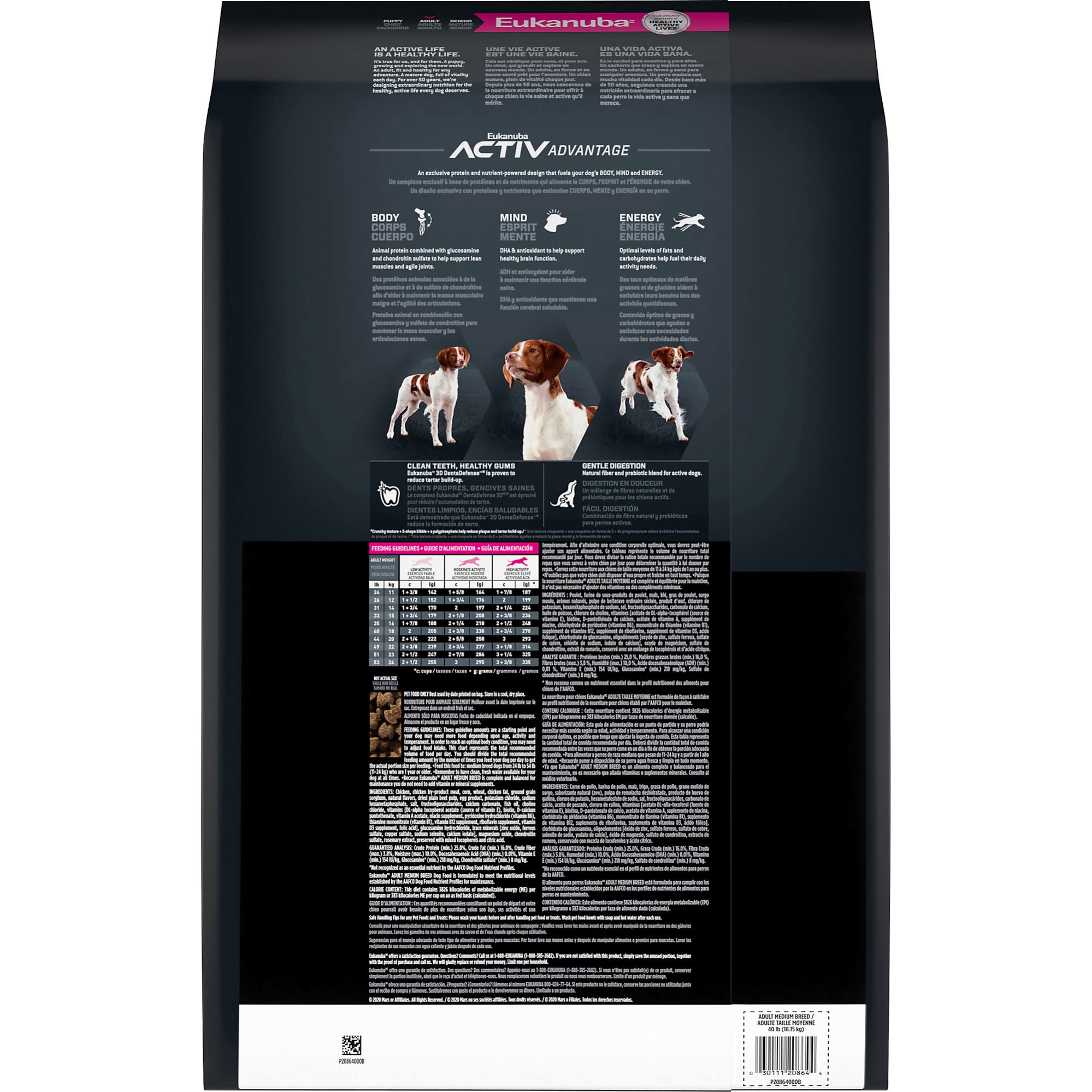 Eukanuba Adult Medium Breed Dry Dog Food, 16 lb