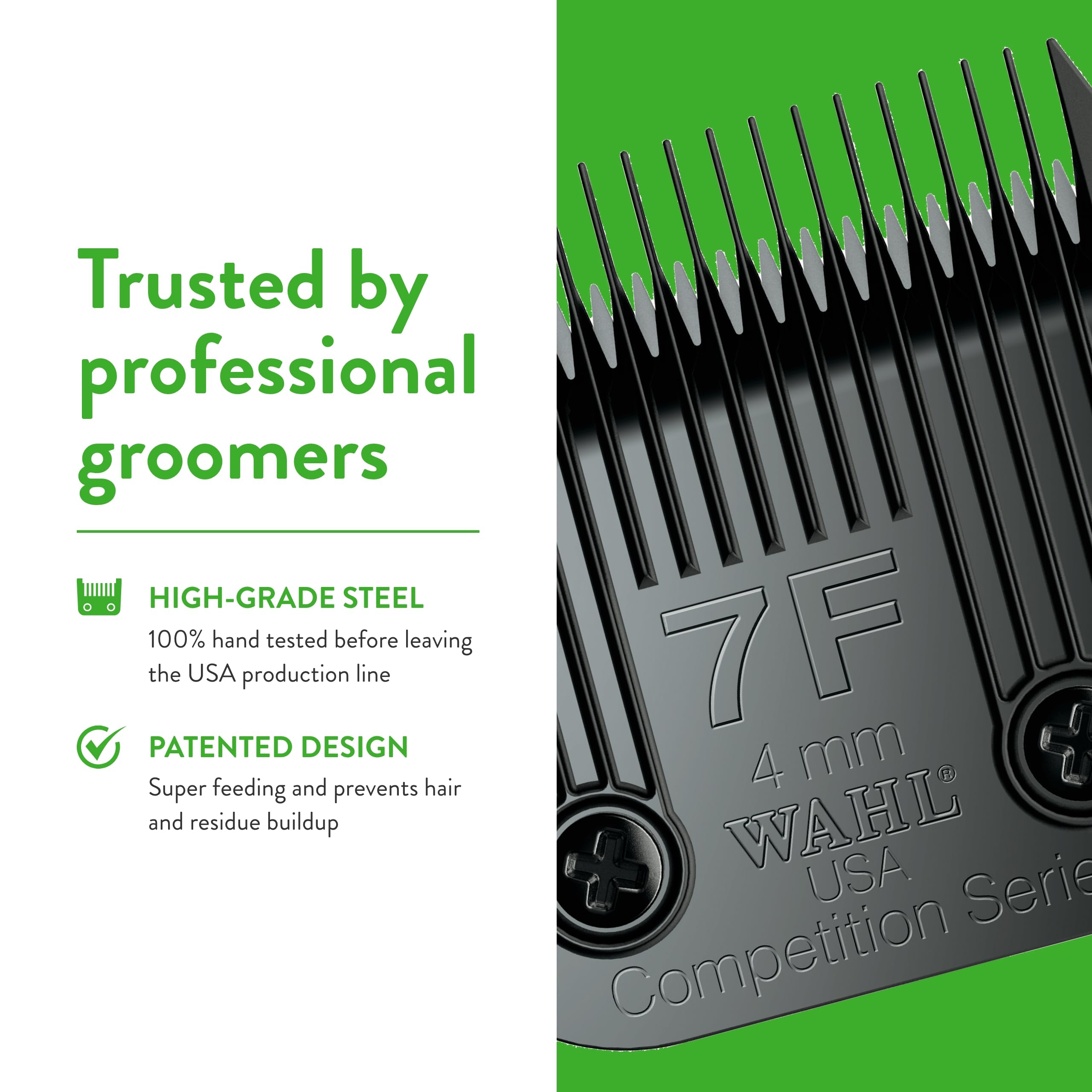 Wahl Professional Animal 7F Full Medium Ultimate Competition Series Detachable Blade With 4/25-Inch Cut Length (2368-500)