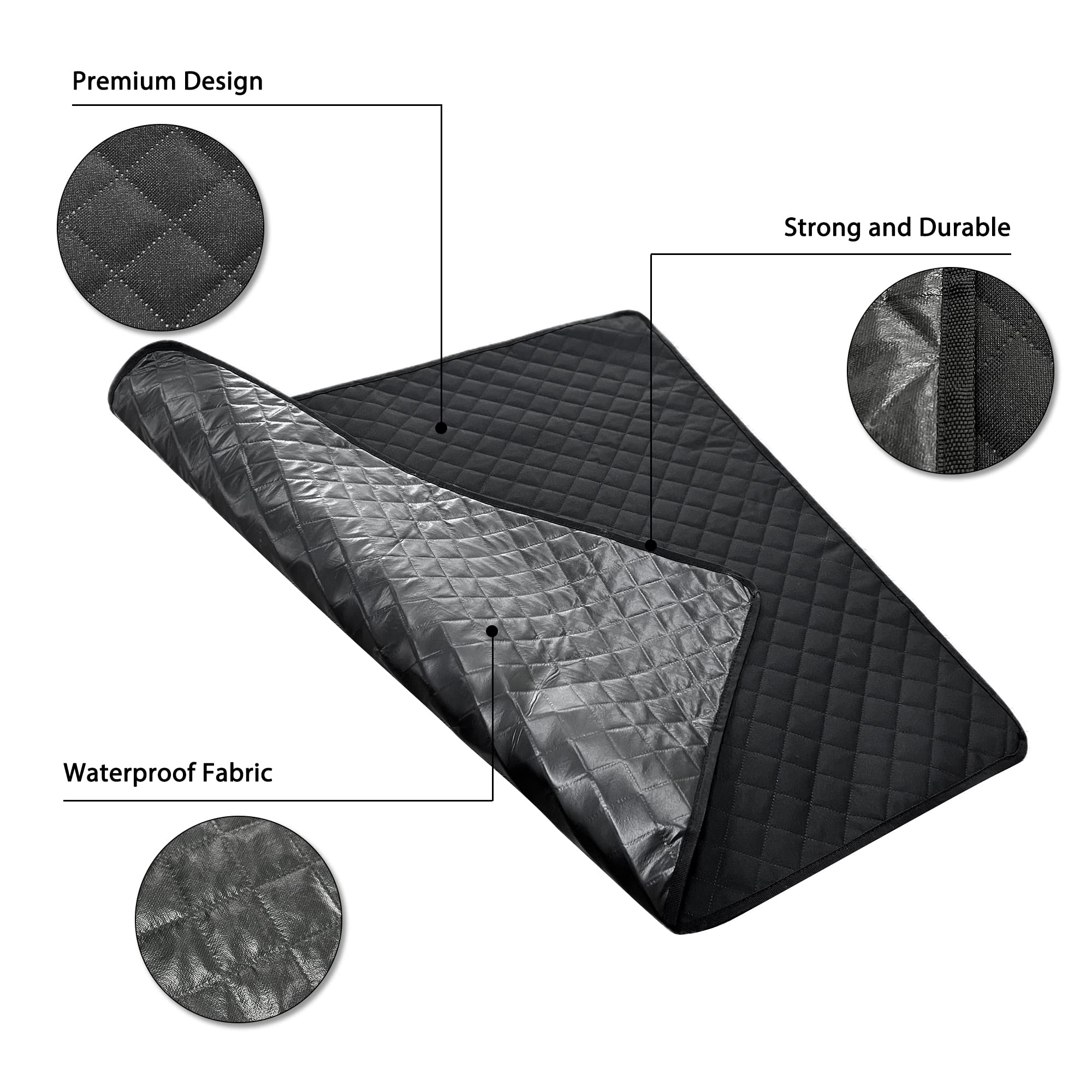 Washable Pee Pads For Dogs 48''X48'' Reusable Puppy Pad Pet Training Pads, Waterproof Mat Non-Slip, Dog Pee Pad Whelping Pads Do