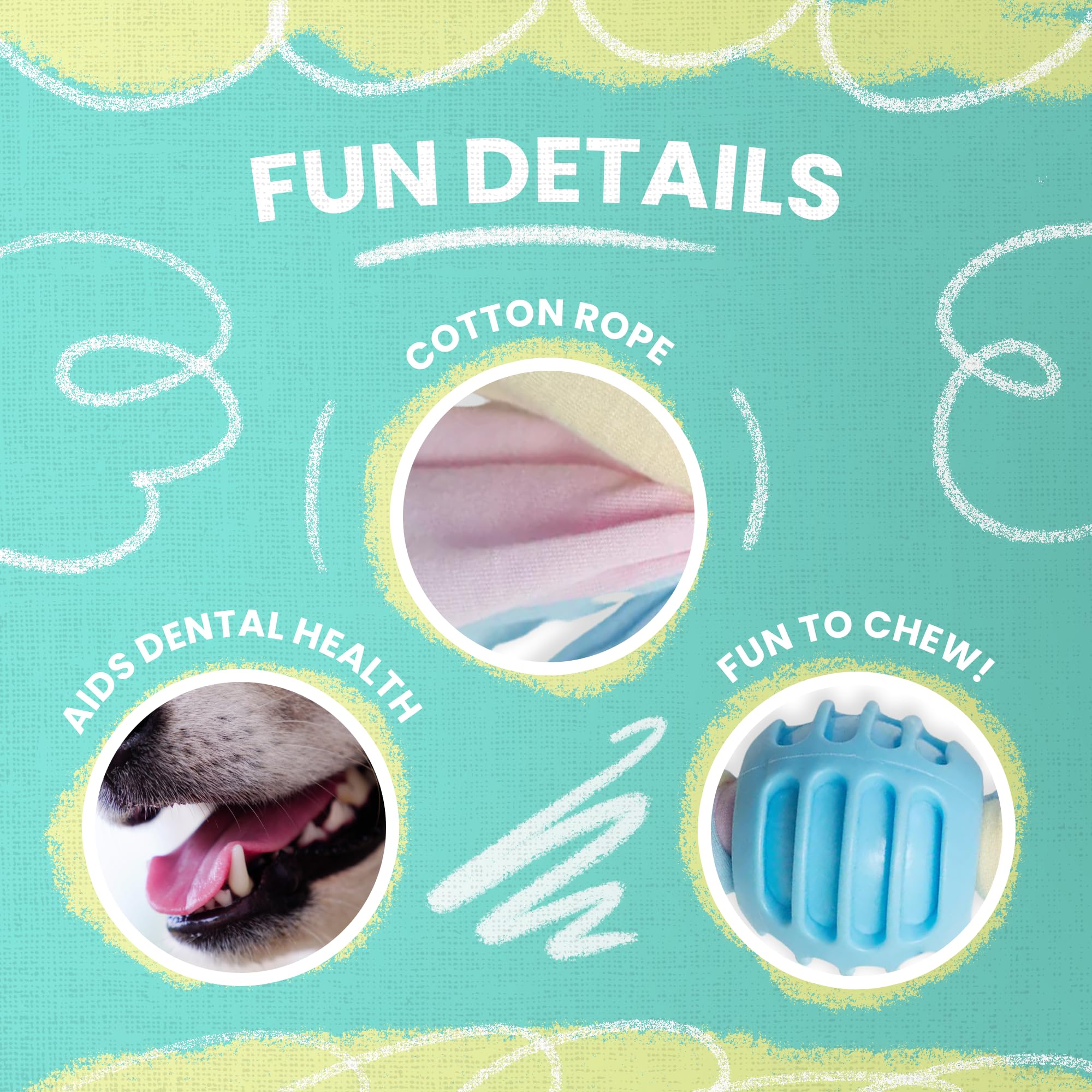 Snugarooz Snuggle Ball Puppy Toy ?Blue - 8.5 Inch Soft & Durable Tpr Toy For Puppies - Aids Dental Health - Made From Eco Friendly Materials