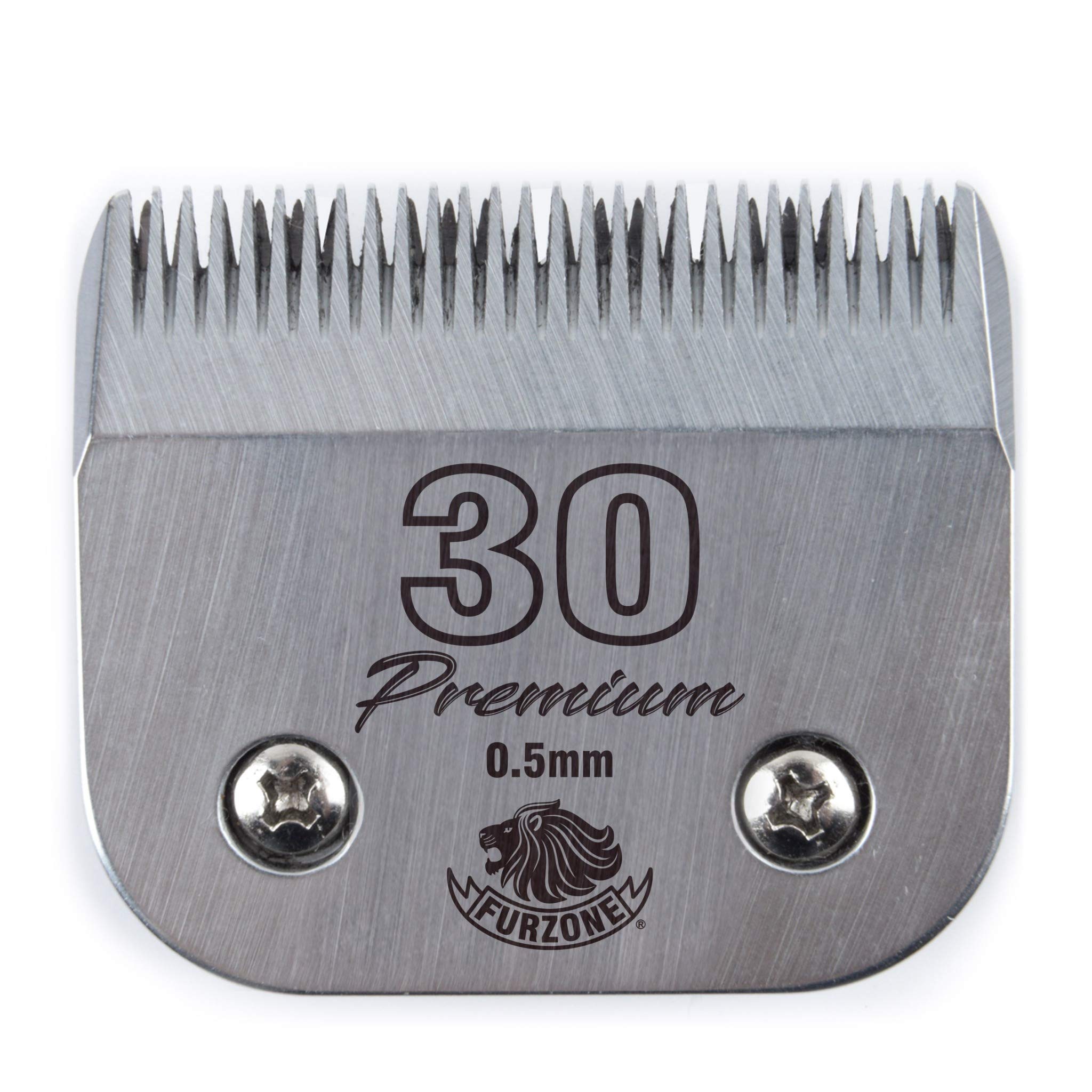 Furzone Detachable Blade - Size 30 Blade 1/50', Made Of Extra Durable Japanese Steel, Compatible With Most Andis, Oster, Wahl A5 Clippers