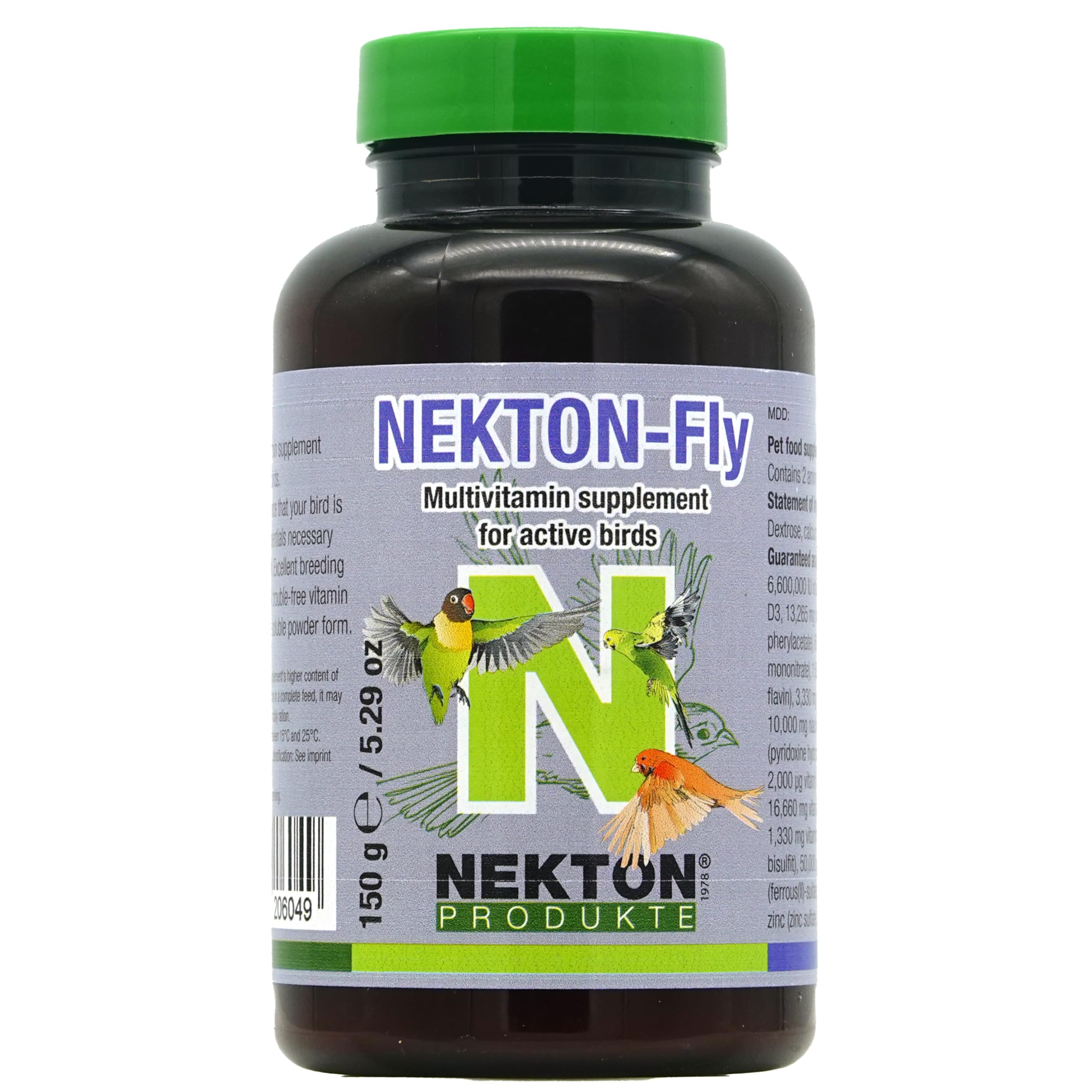 Nekton-Fly Supplement for Active Birds 150g, (5.29oz)