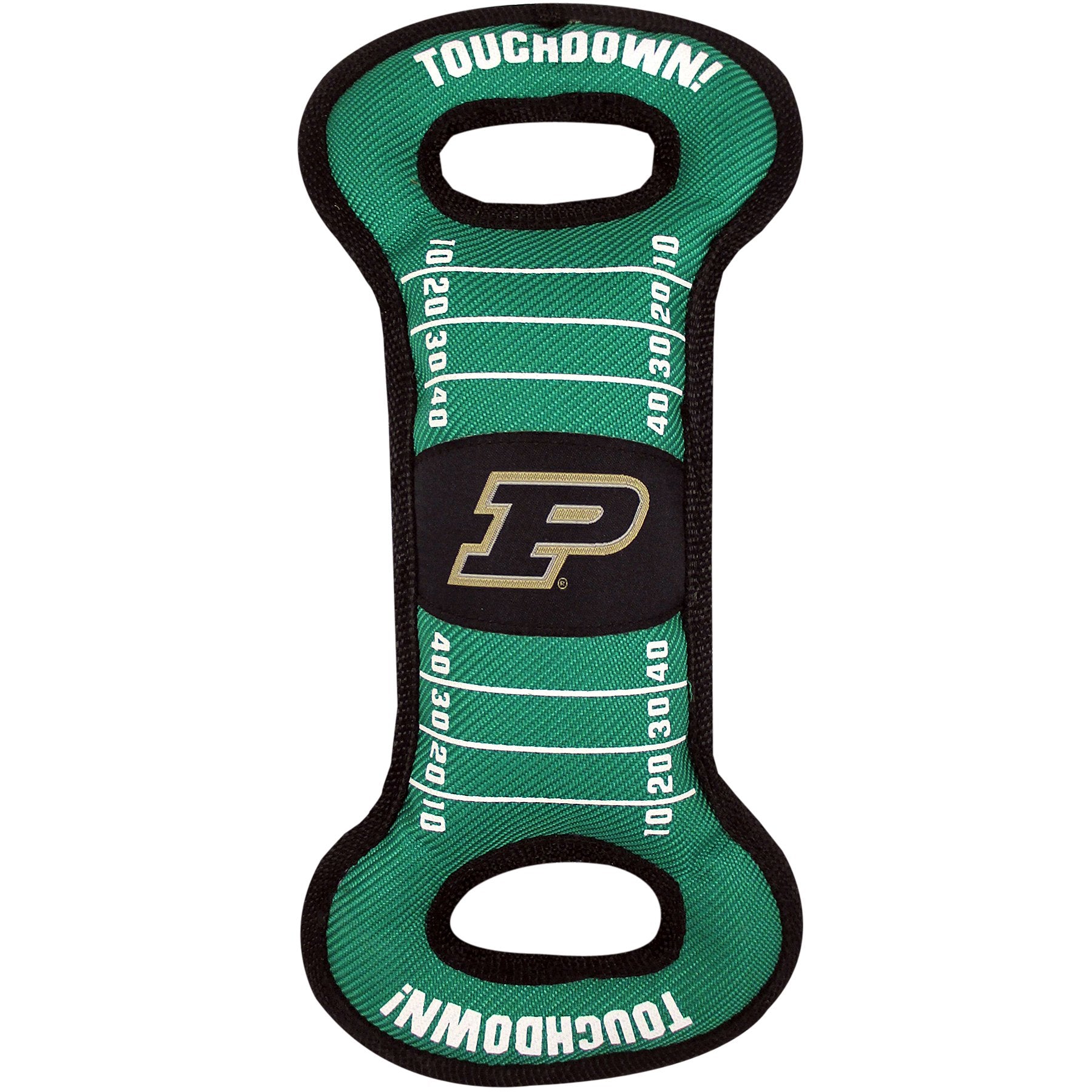 Pets First Ncaa Football Field Dog Toy With Squeaker. - Purdue Boilermakers - For Tug, Toss, And Fetch. - Tough& Durable Pet Toy