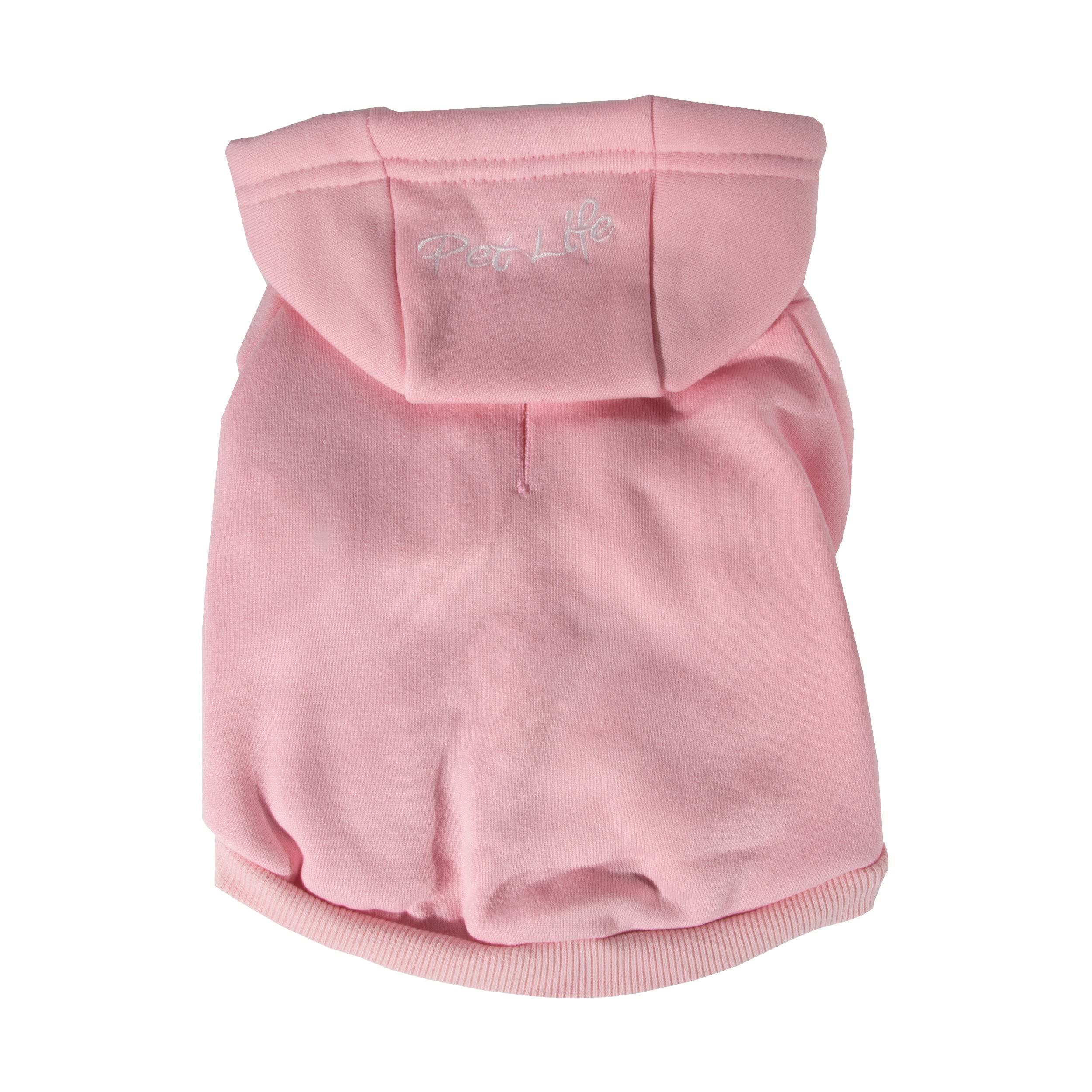 Pet Life  Premium Ultra-Soft Year-Round Machine Washable American Classic Breathable Cotton Hooded Dog Sweater Pet Hoodie
