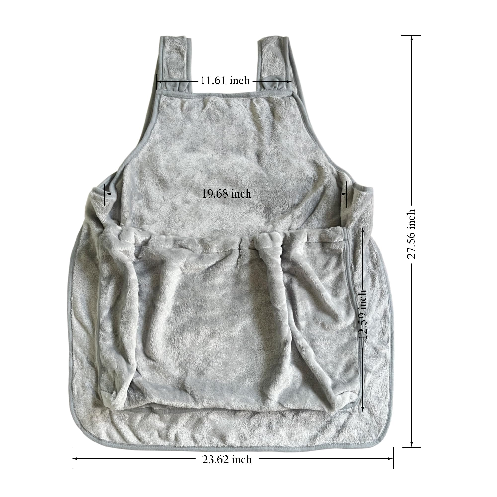 Pet Plush Carrier Apron With Adjustable Sleeping Bag Hands Free Sling Holder Cat Carrying Bonding Pouch For Small Dogs And Cats