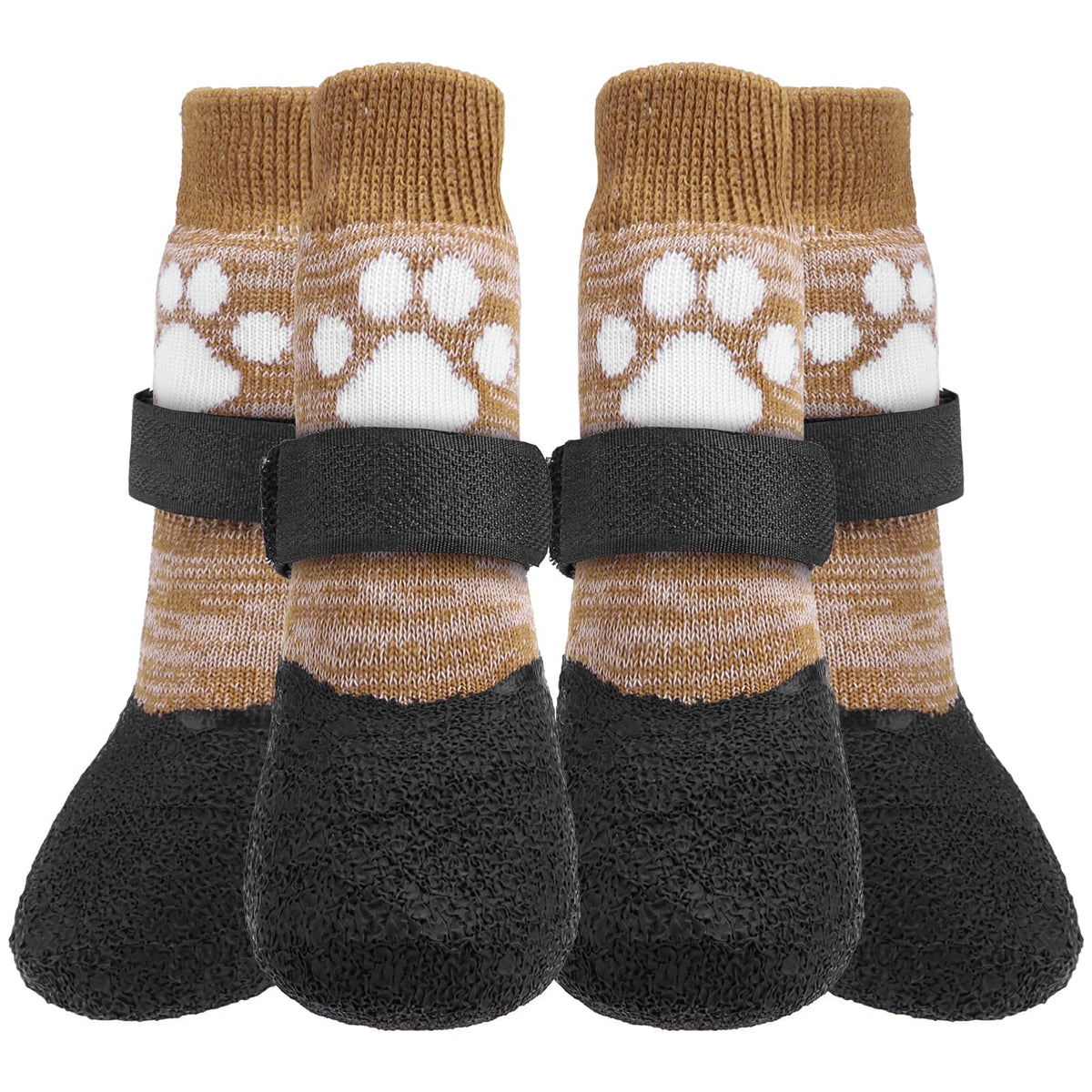 Kooltail Anti Slip Dog Socks - Outdoor Dog Boots Waterproof Dog Shoes Paw Protector With Strap Traction Control For Hardwood Flo