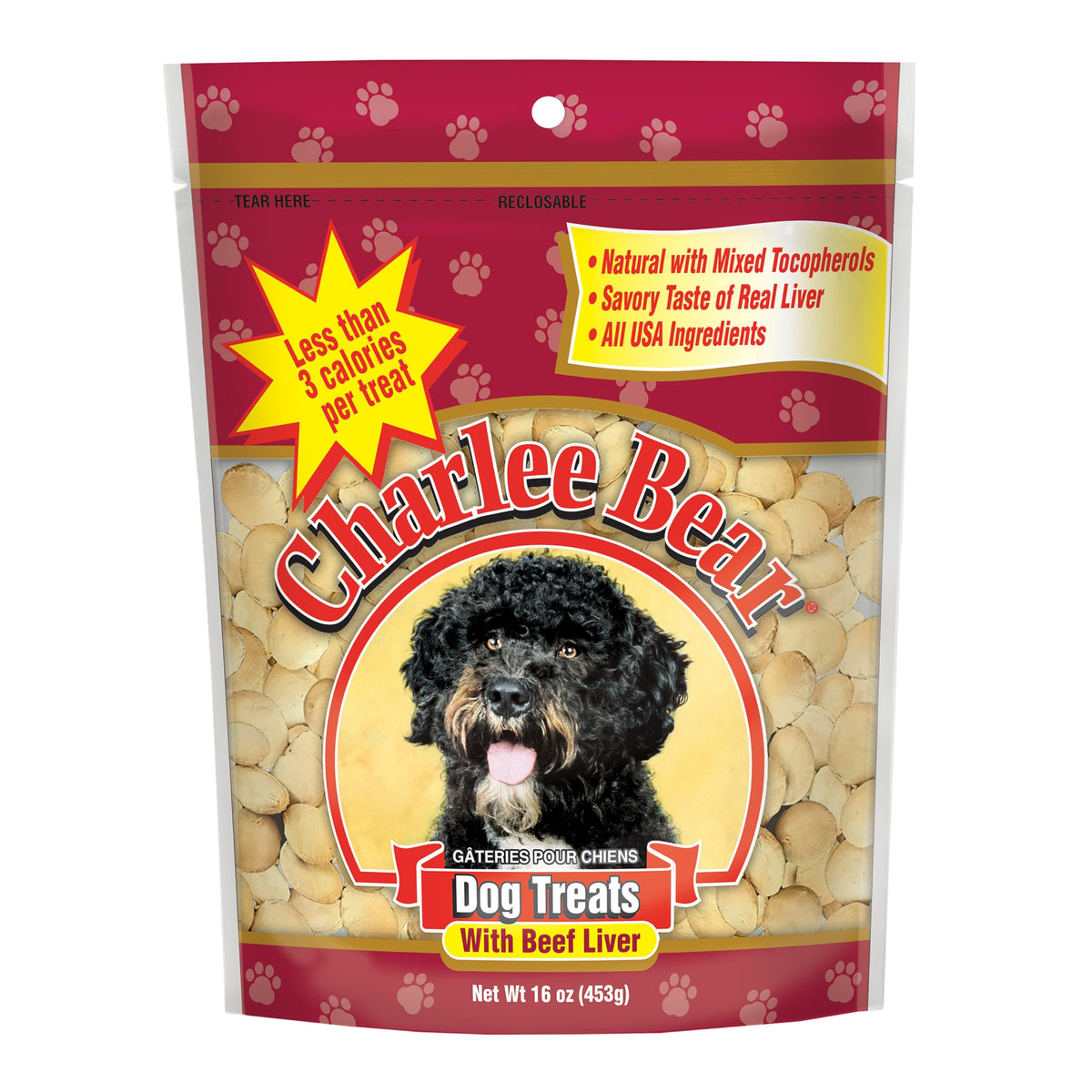 Charlee Bear Original Beef Liver Dog Treat