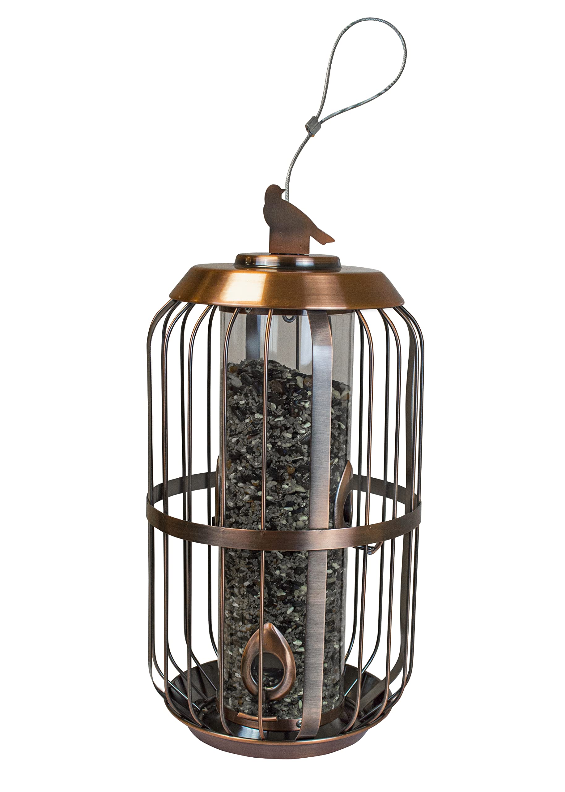 Outdoor Leisure Products Deluxe Bird Feeder, Copper