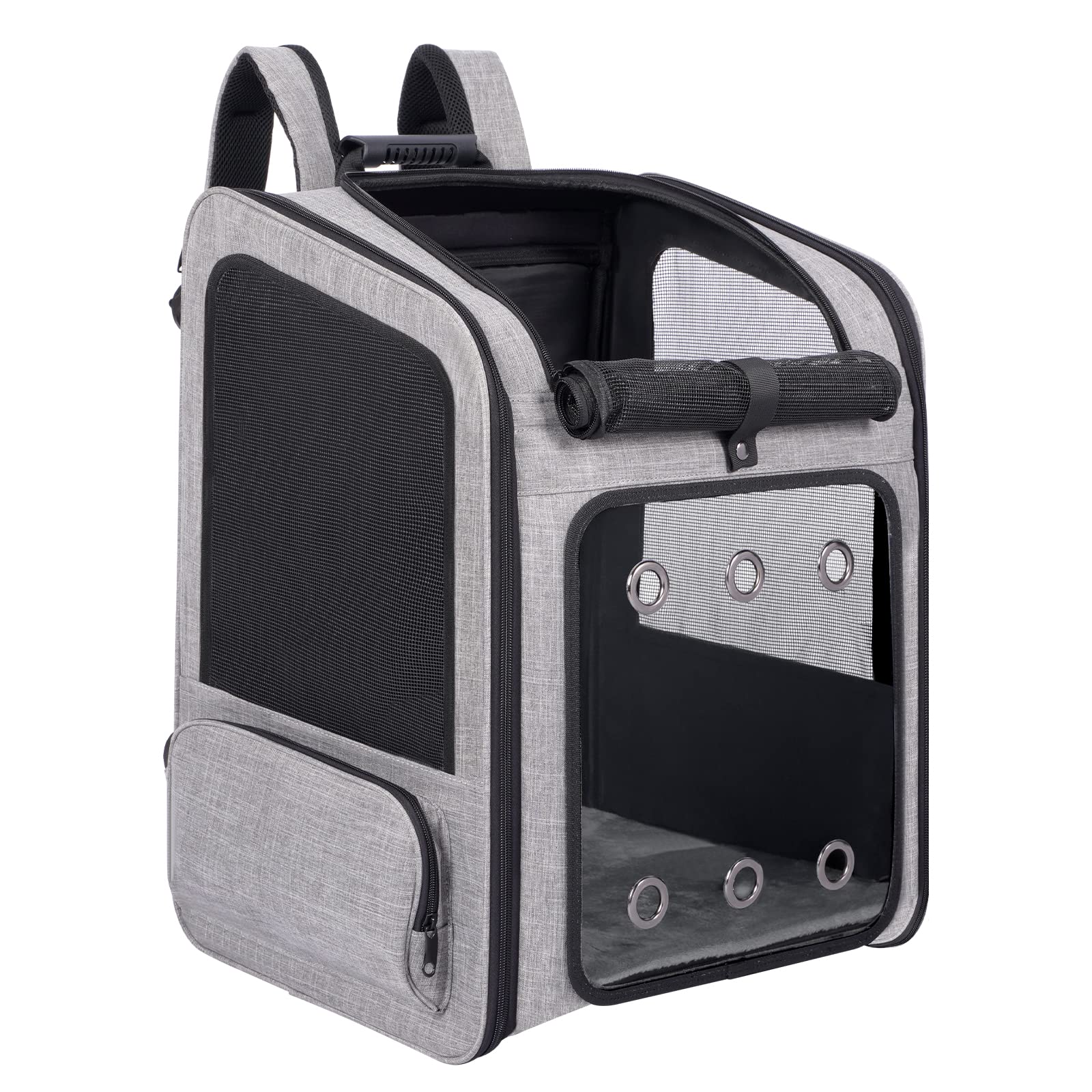 Versmelo Extra Large Pet Carrier Backpack Cats Under 30 Lbs, For Dogs Puppies Rabbits Other Animals Under 25 Lbs, Ventilated Des
