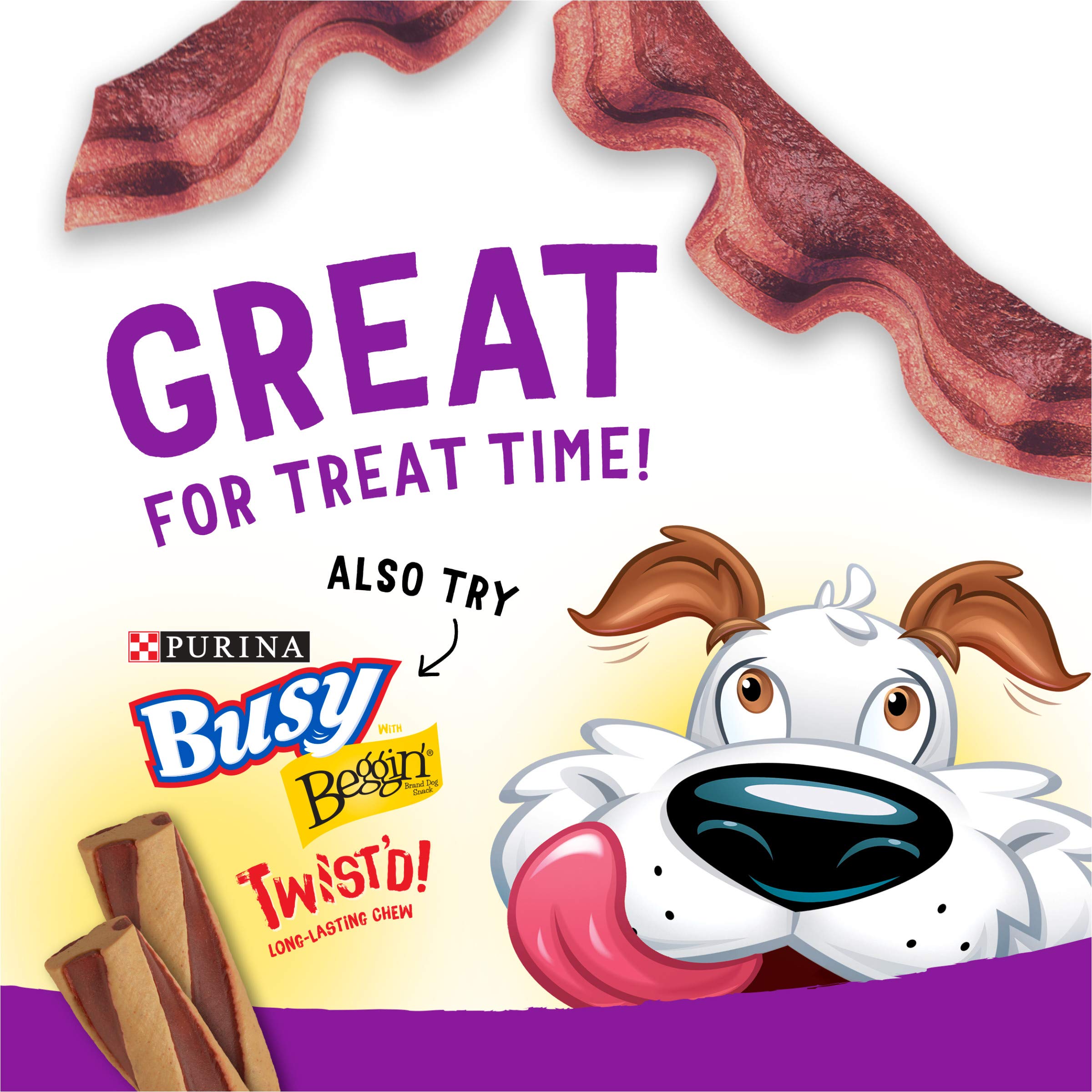 Purina Beggin Strips With Real Meat Dog Treats With Bacon and Beef Flavors