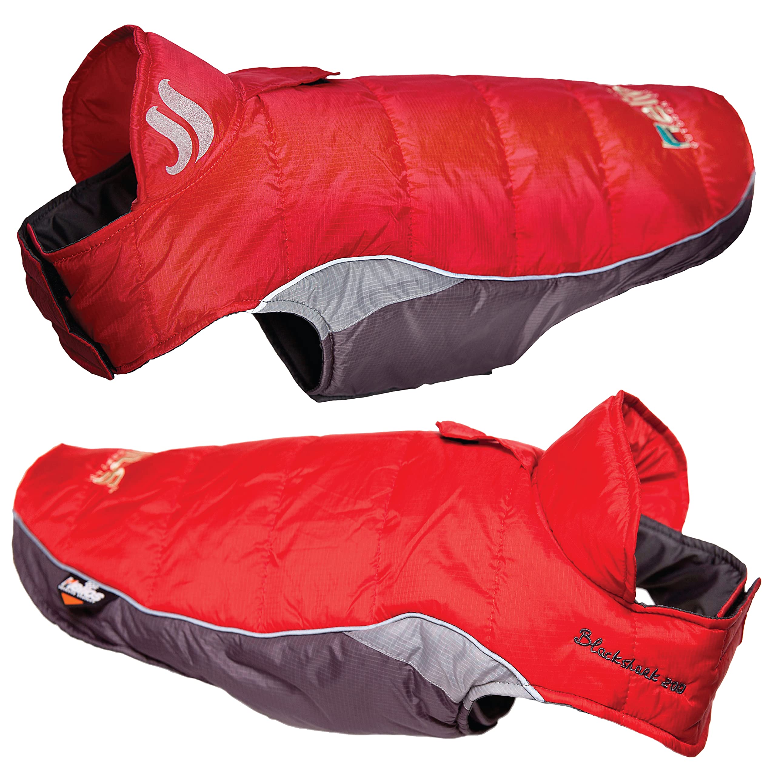 DOGHELIOS Hurricane-Waded Plush Adjustable 3M Reflective Insulated Winter Pet Dog Coat Jacket w/ Blackshark technology, X-Smal