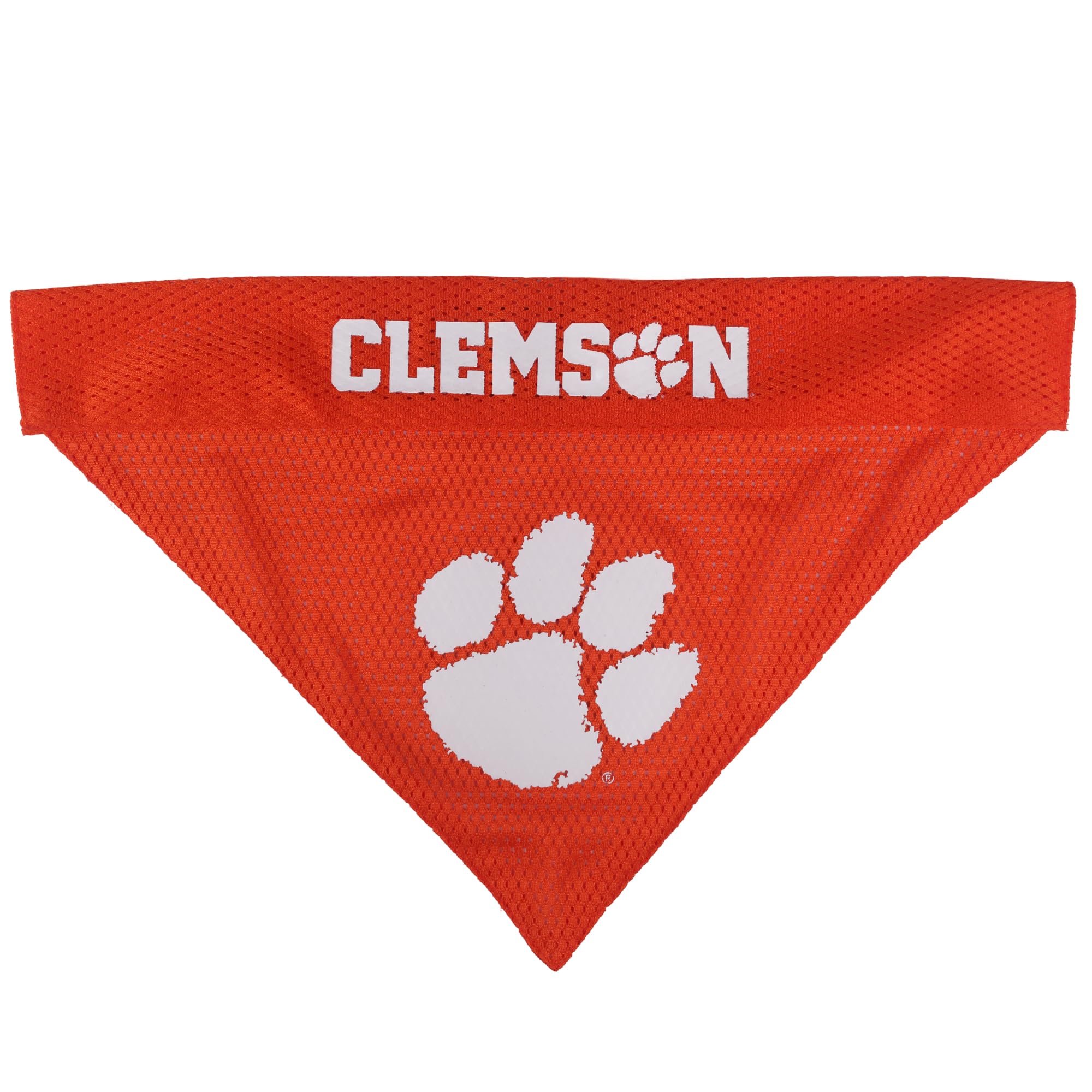 Pets First Collegiate Pet Accessories, Reversible Bandana, Clemson Tigers Size Xx-Large