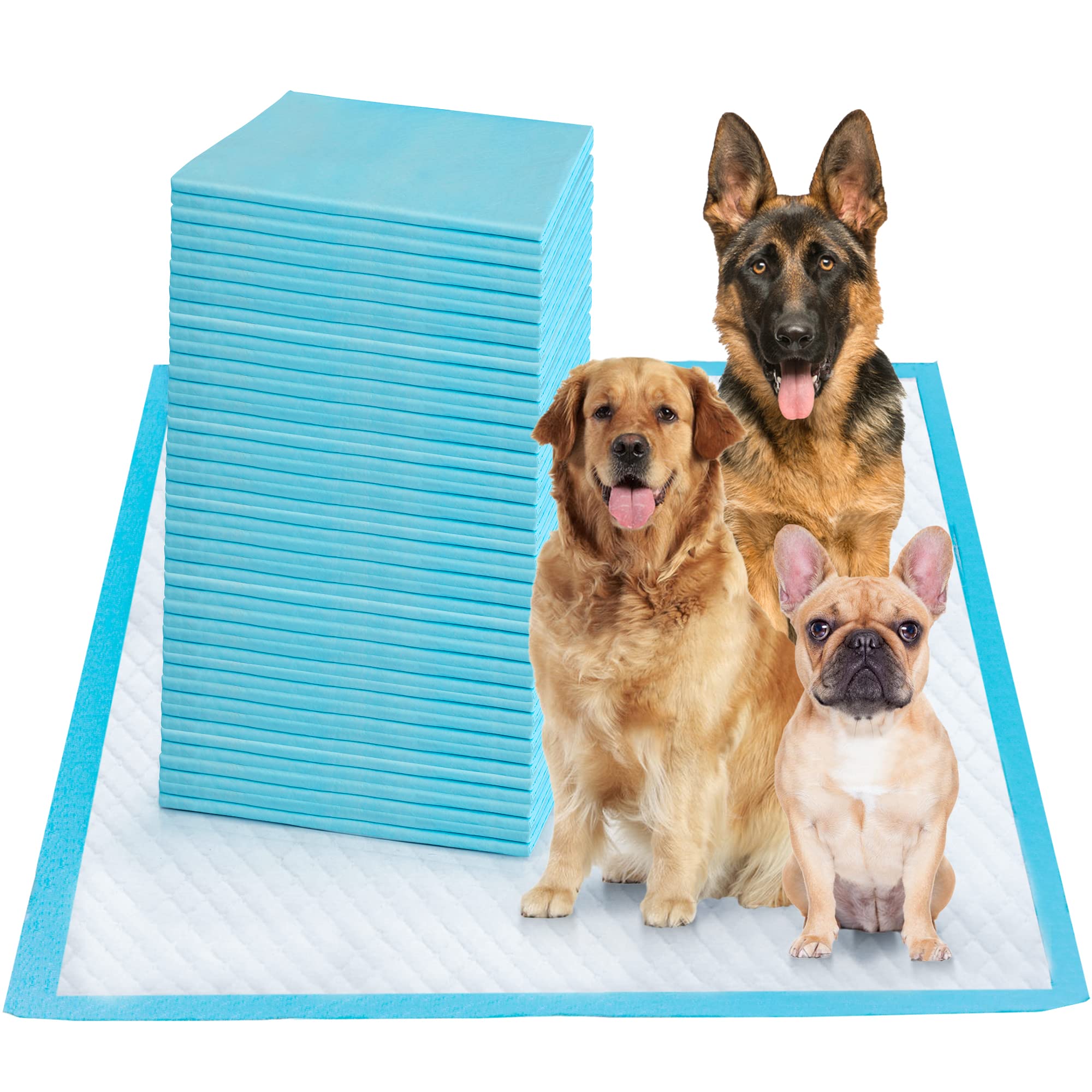 Boscute Super Absorbent & Leak-Proof Jumbo Size 36x36 Pet Training Dog Pee Pads, Thicken Quick Dry Disposable Puppy Pee Pads, Po